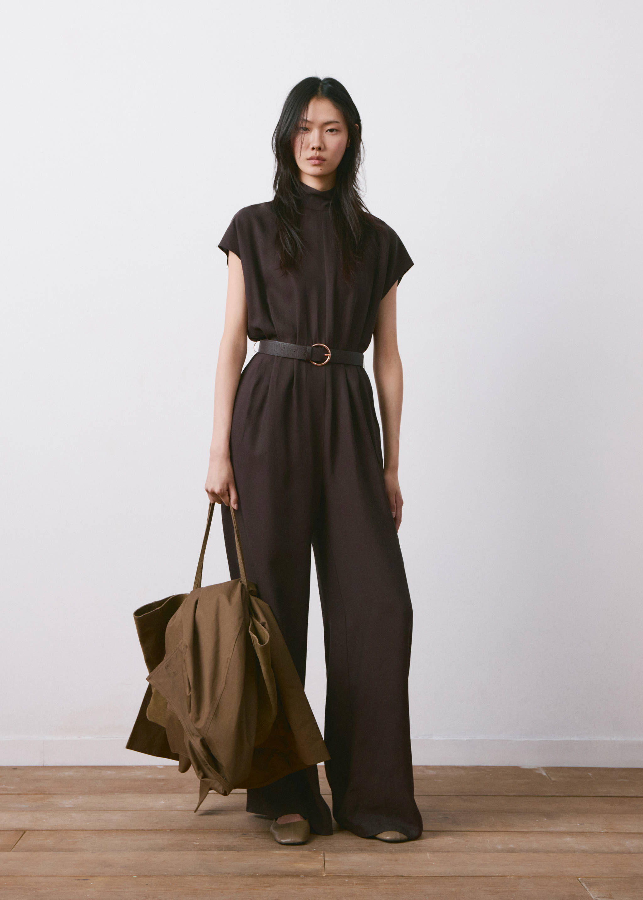 Mono lyocell cinturón - Plano general