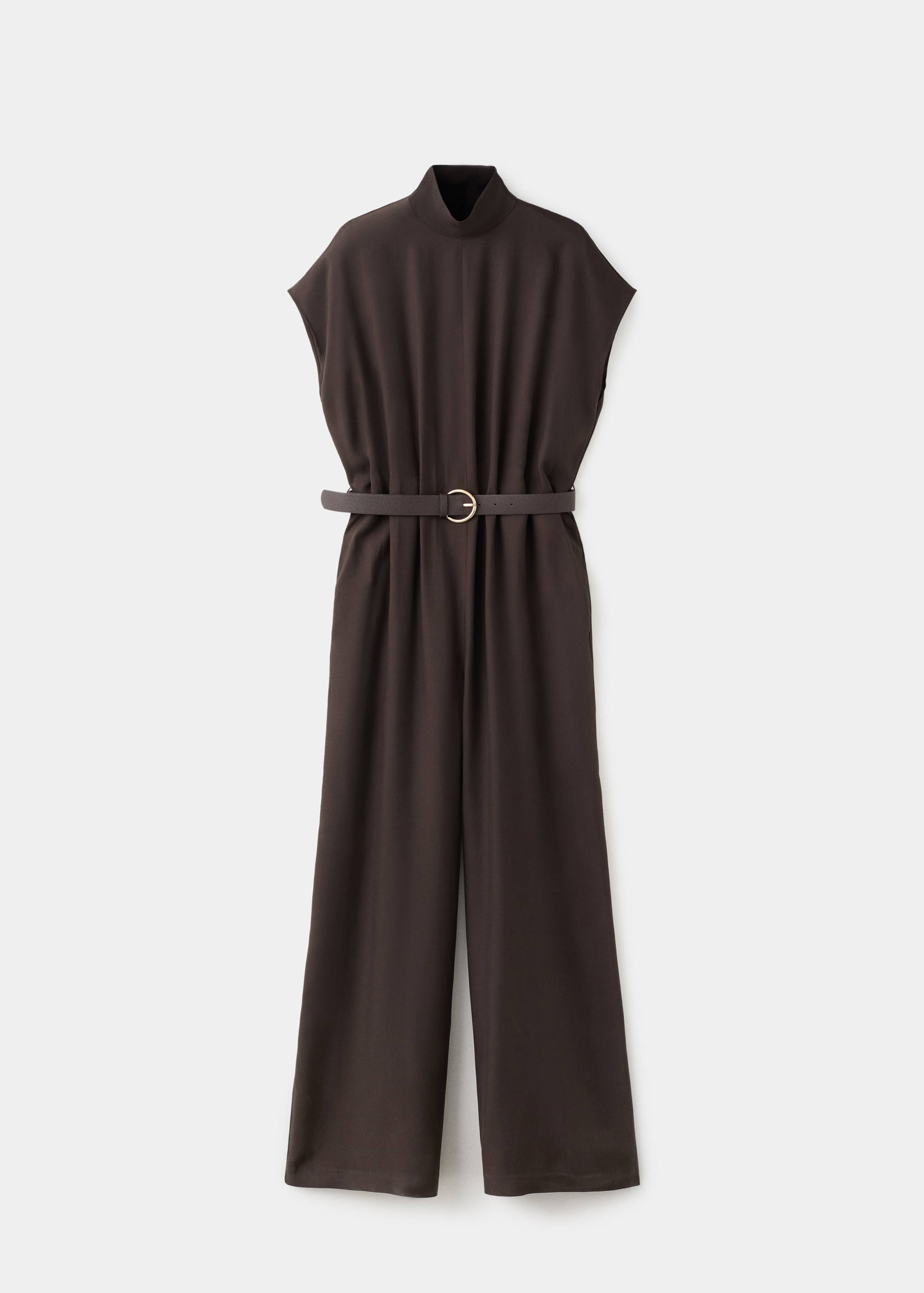Lyocell jumpsuit with belt - Article without model
