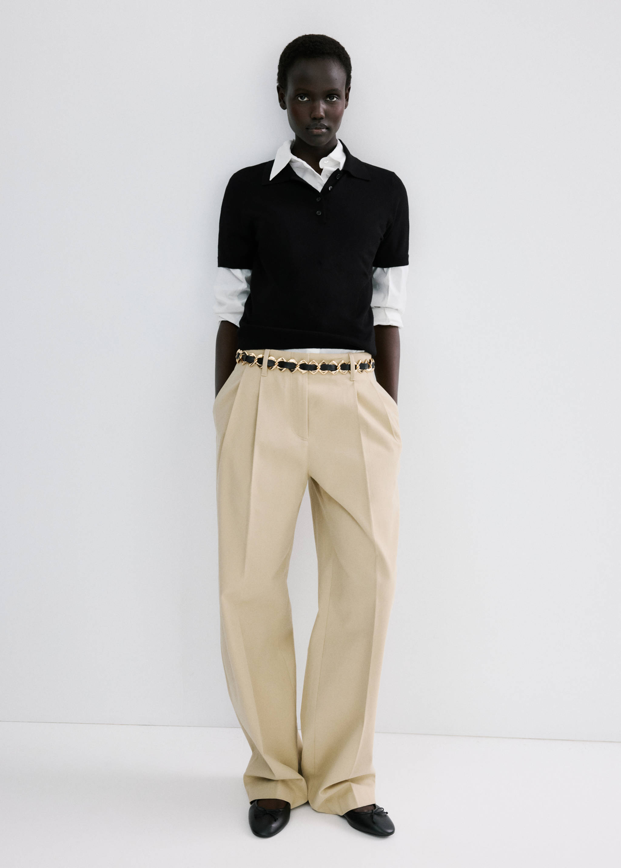 Polo neck sweater - General plane