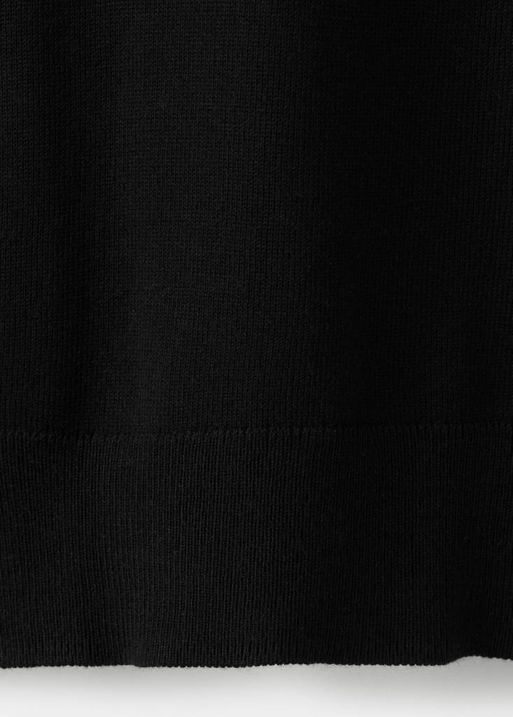 Polo neck sweater — Black