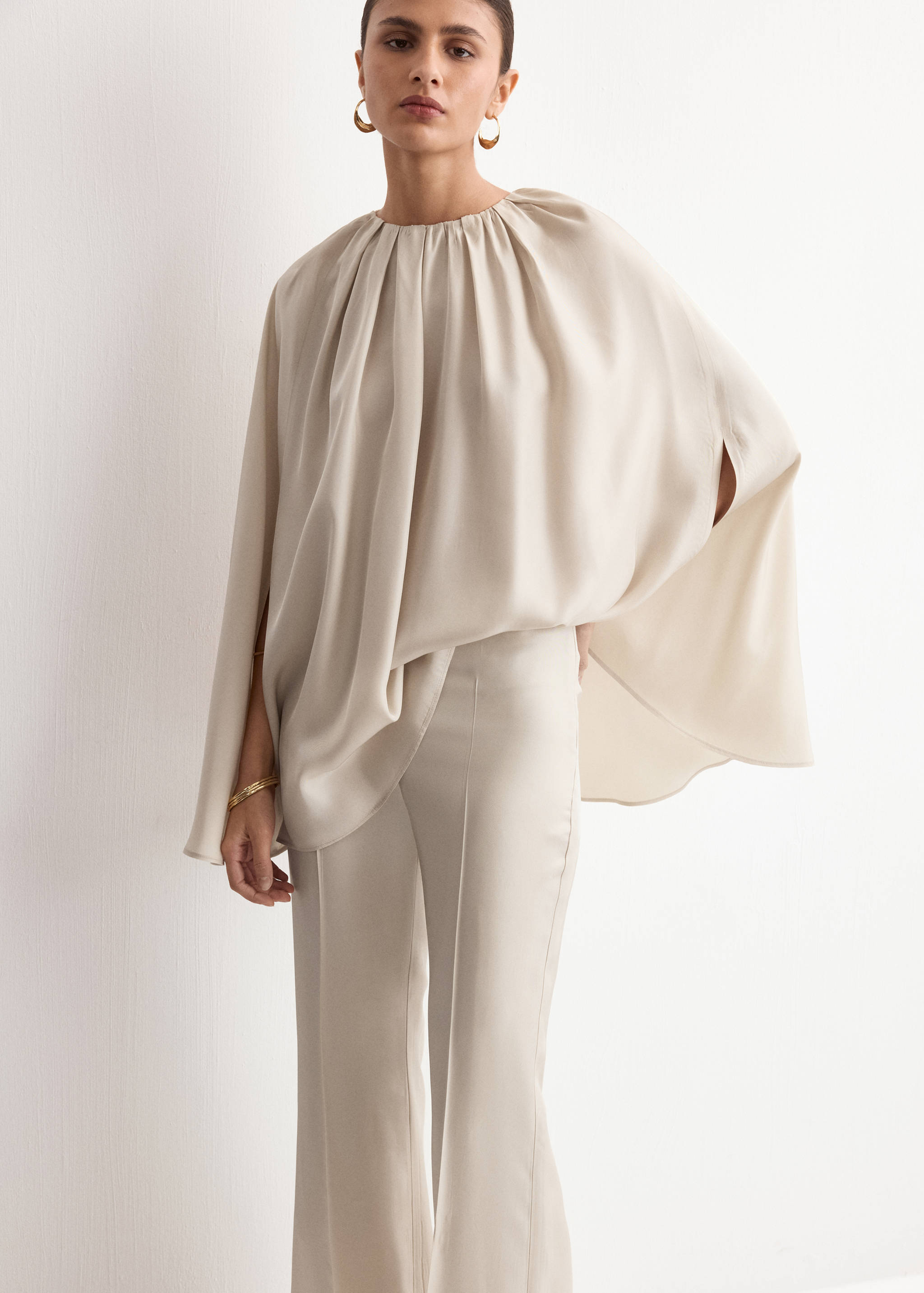 Pantalón recto tiro alto - Detalle del artículo 1