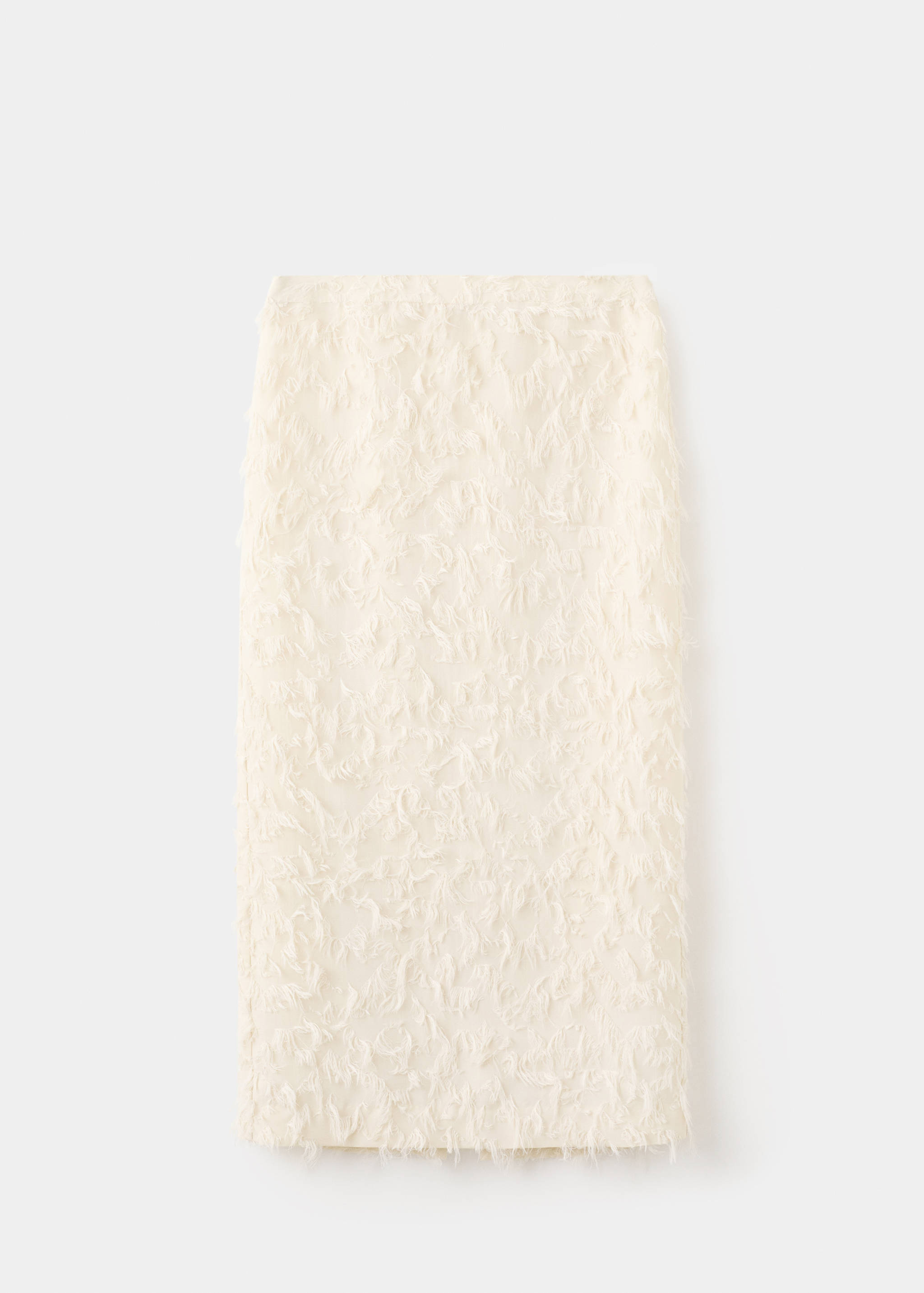 Textured pencil skirt - Article without model