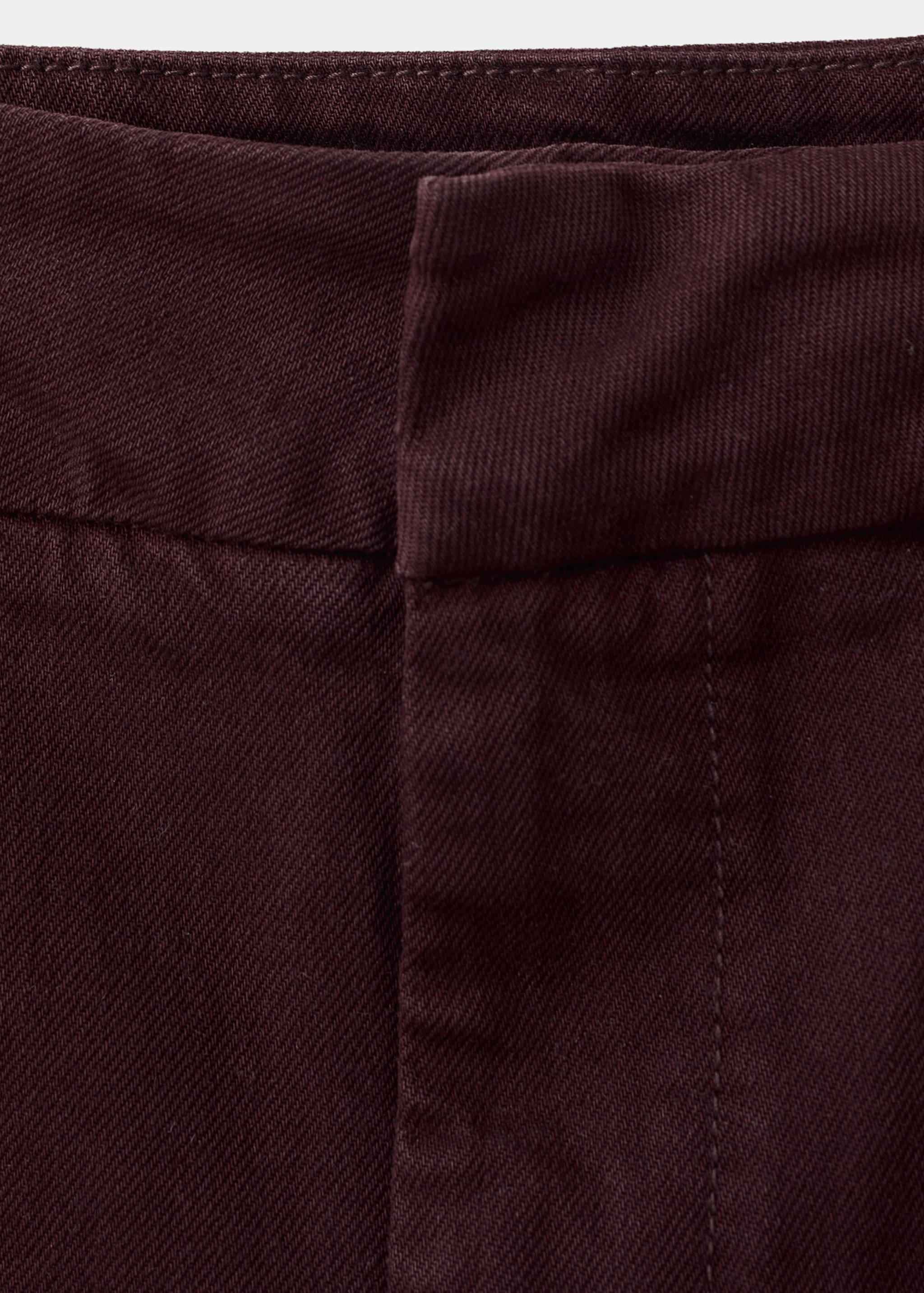 Джинсы wide leg с высокой посадкой и декоративными швами - Деталь изделия 8