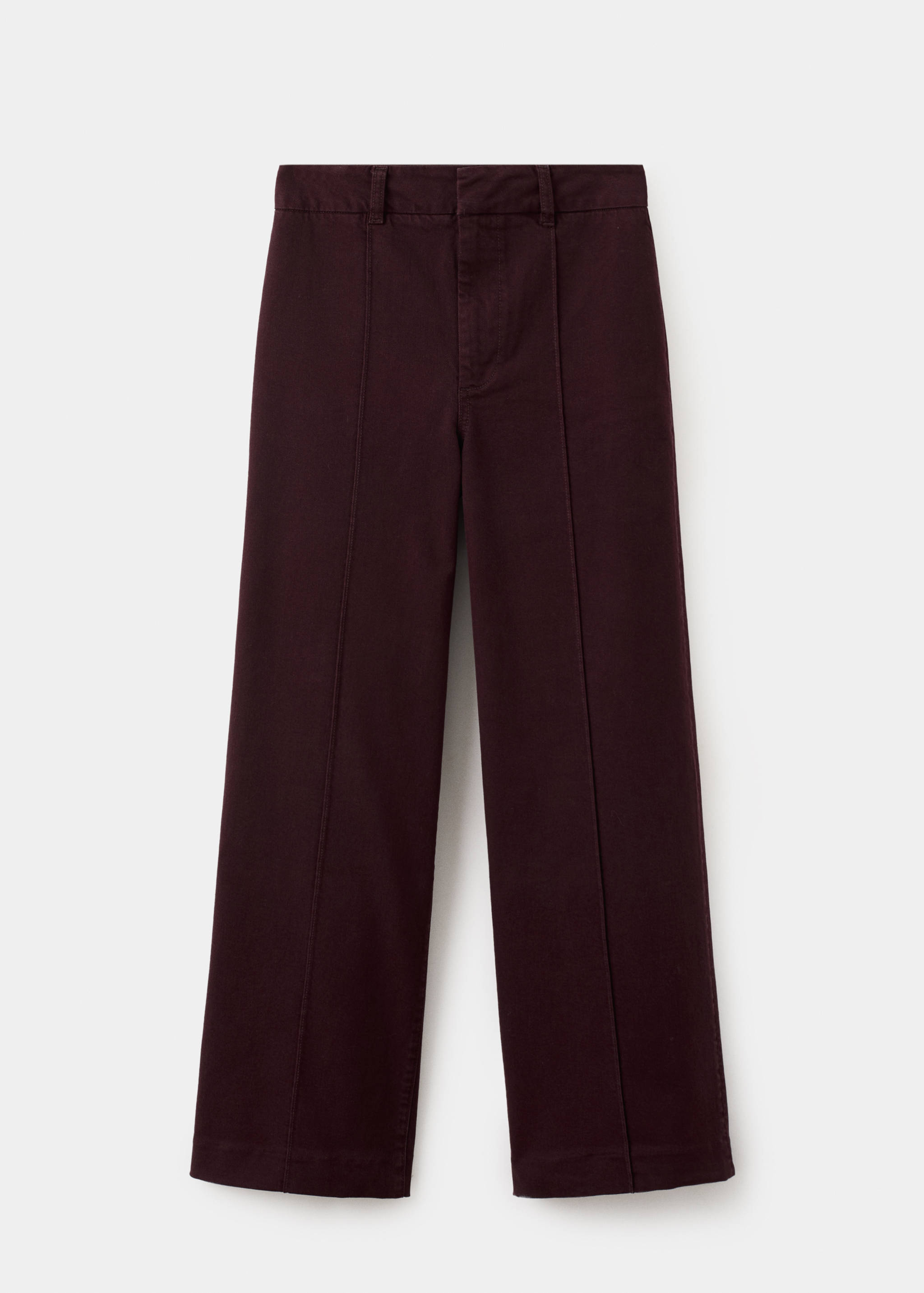 High-waisted wide leg jeans with stitching - Article without model