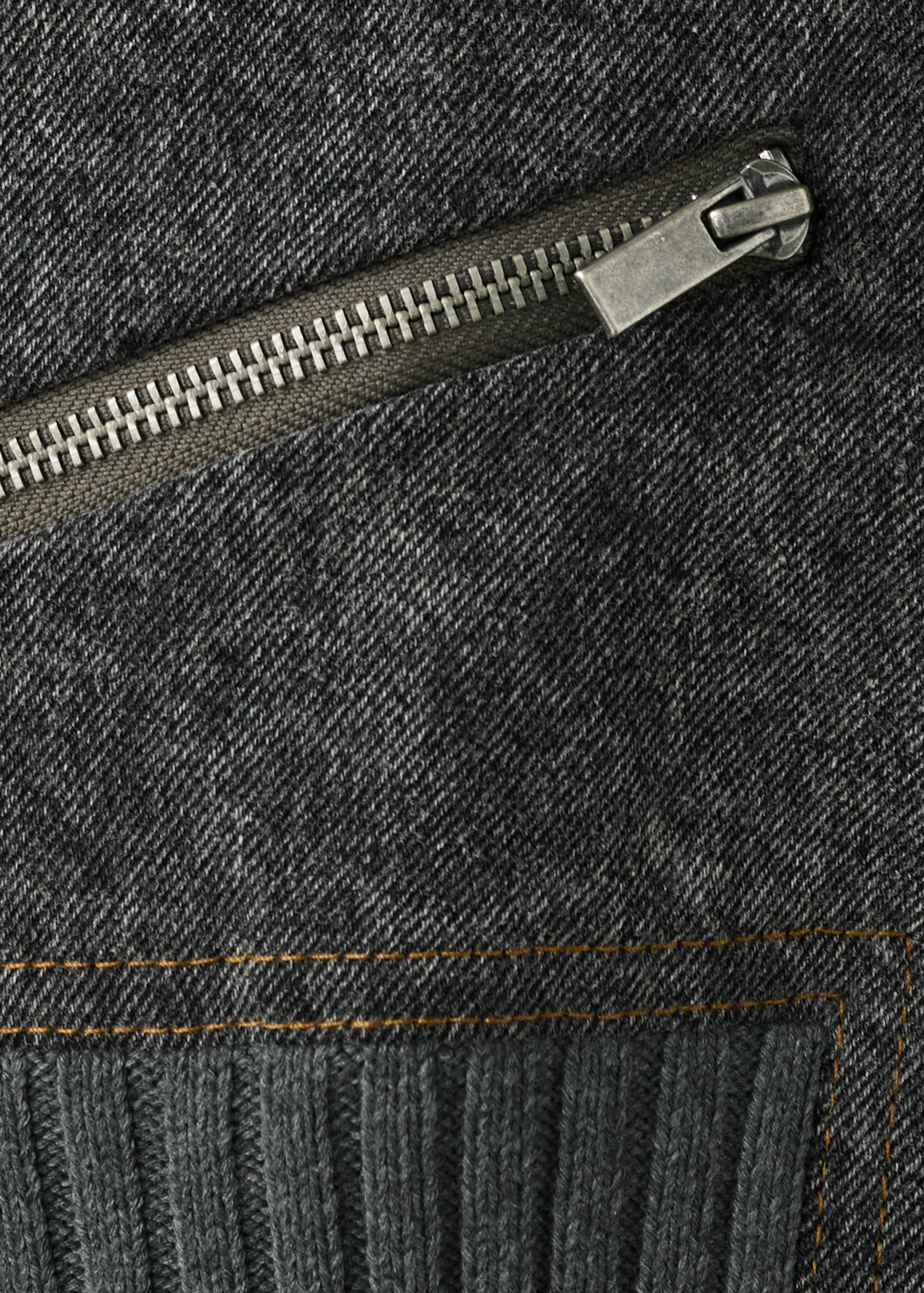 Veste en maille tissu combiné - Détail de l'article 0