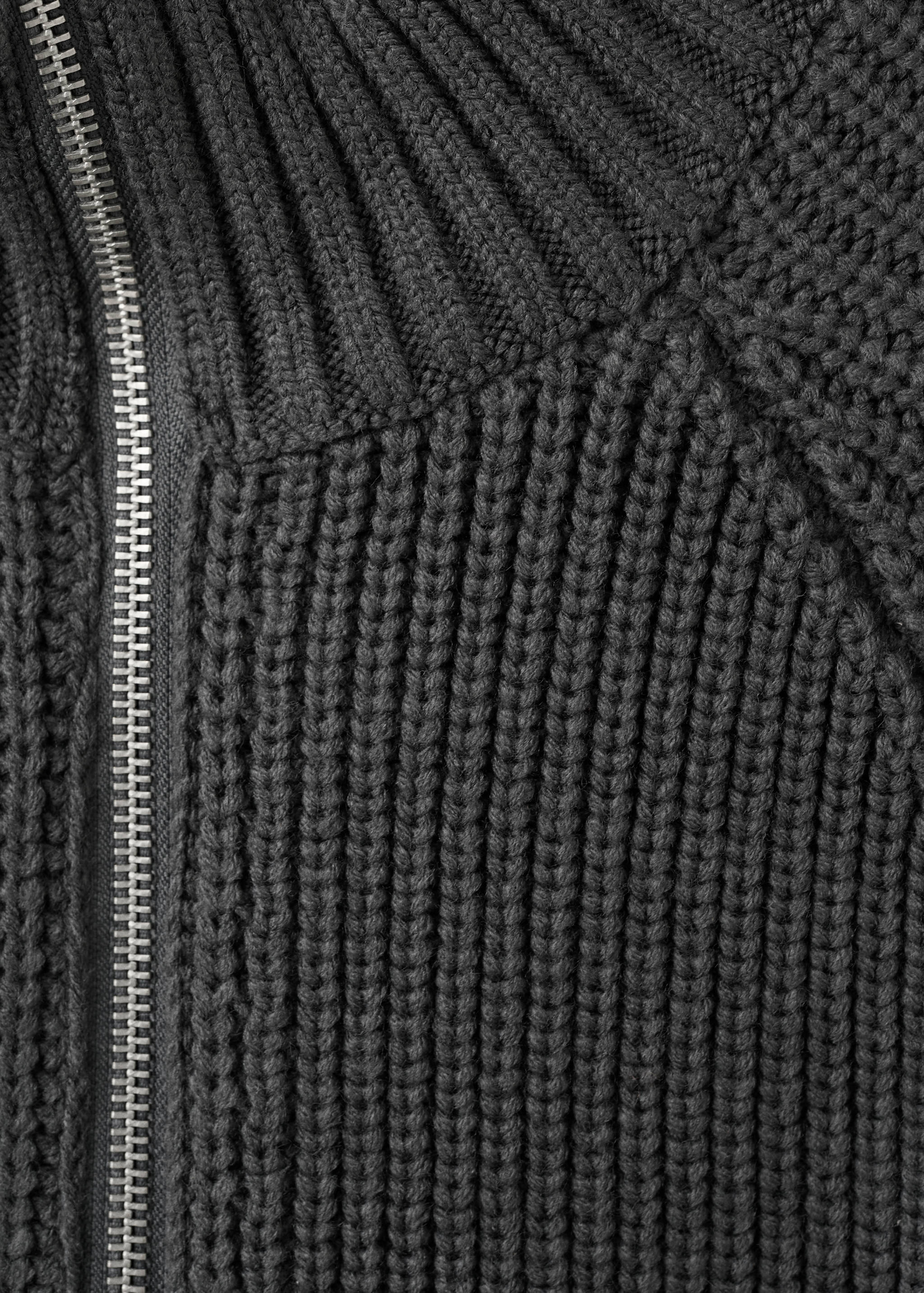 Cardigan maille col cheminée - Détail de l'article 0