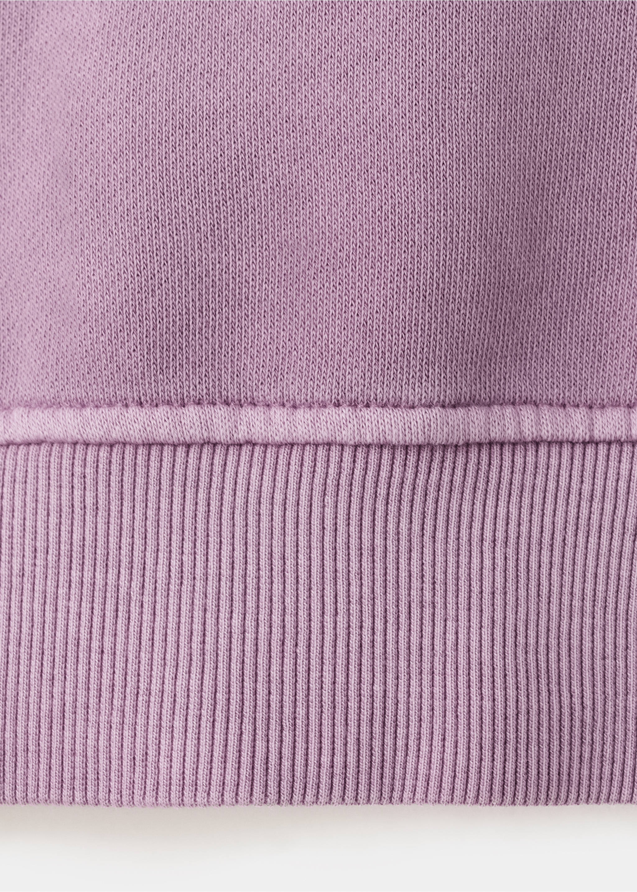 Sweat zippé imprimé - Détail de l'article 0, Violet. Ref: 27044103-00.