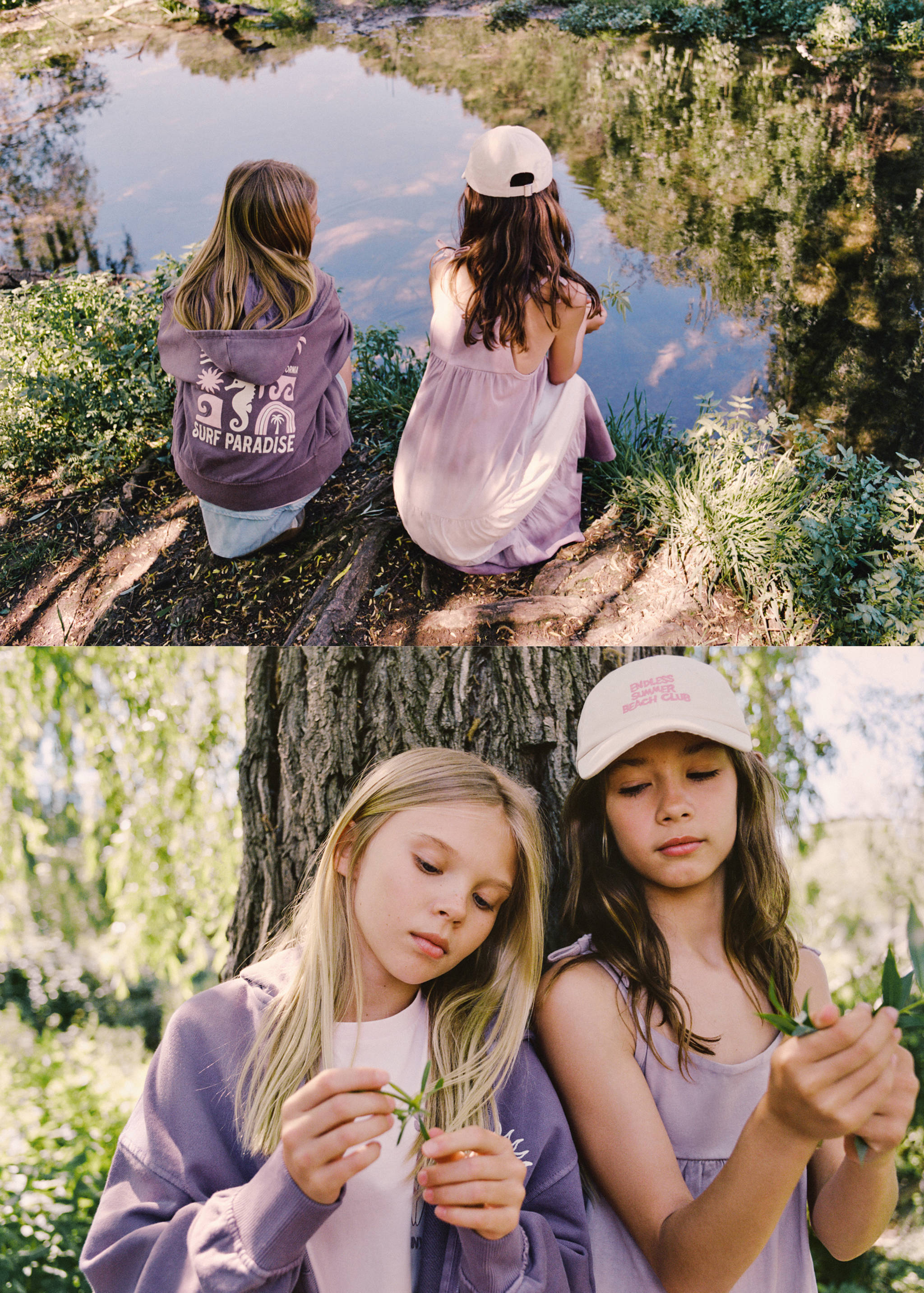 Printed zip-up sweatshirt - Details of the article 5