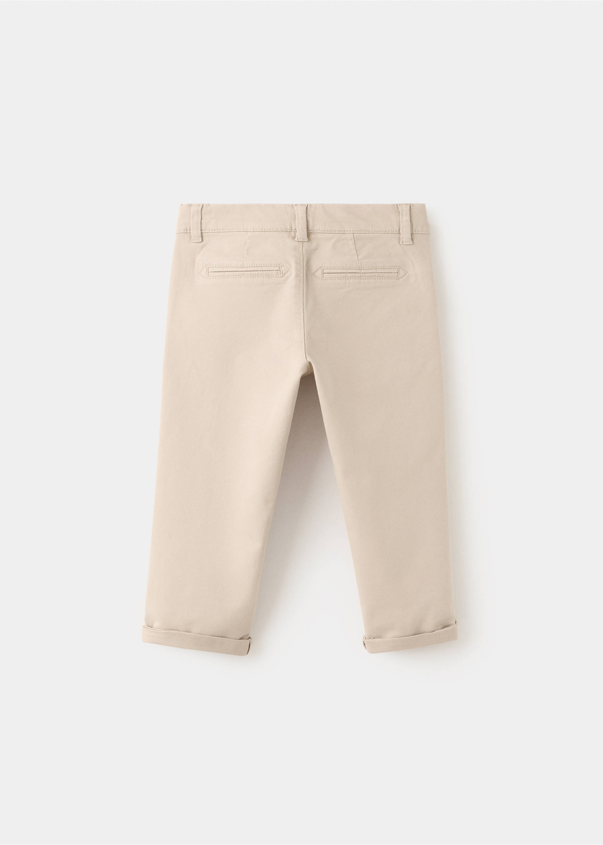 Bomullchinos - Baksiden av artikkelen, Beige. Ref: 27044404-00.