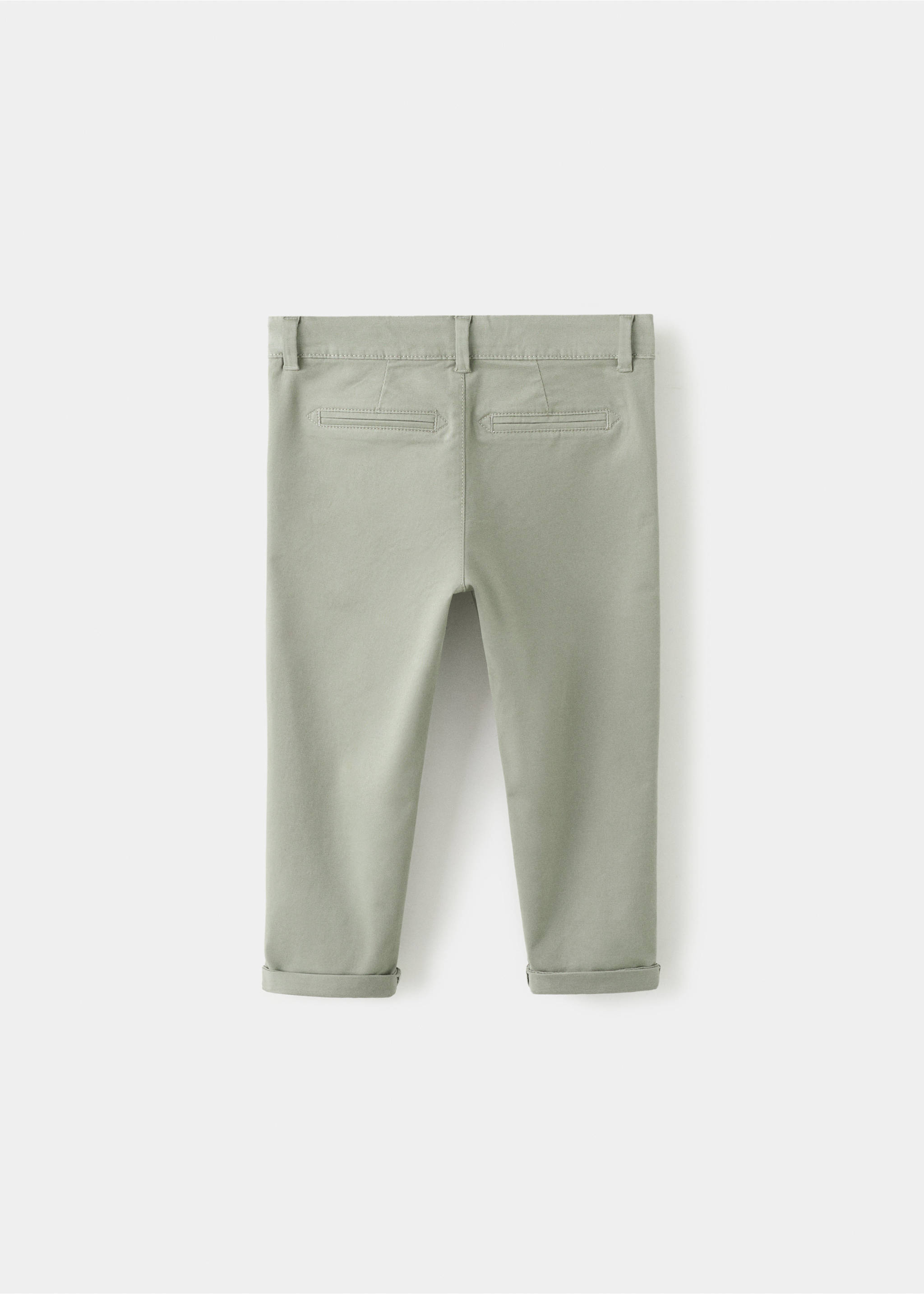 Bomullchinos - Baksiden av artikkelen, Khaki. Ref: 27044404-00.