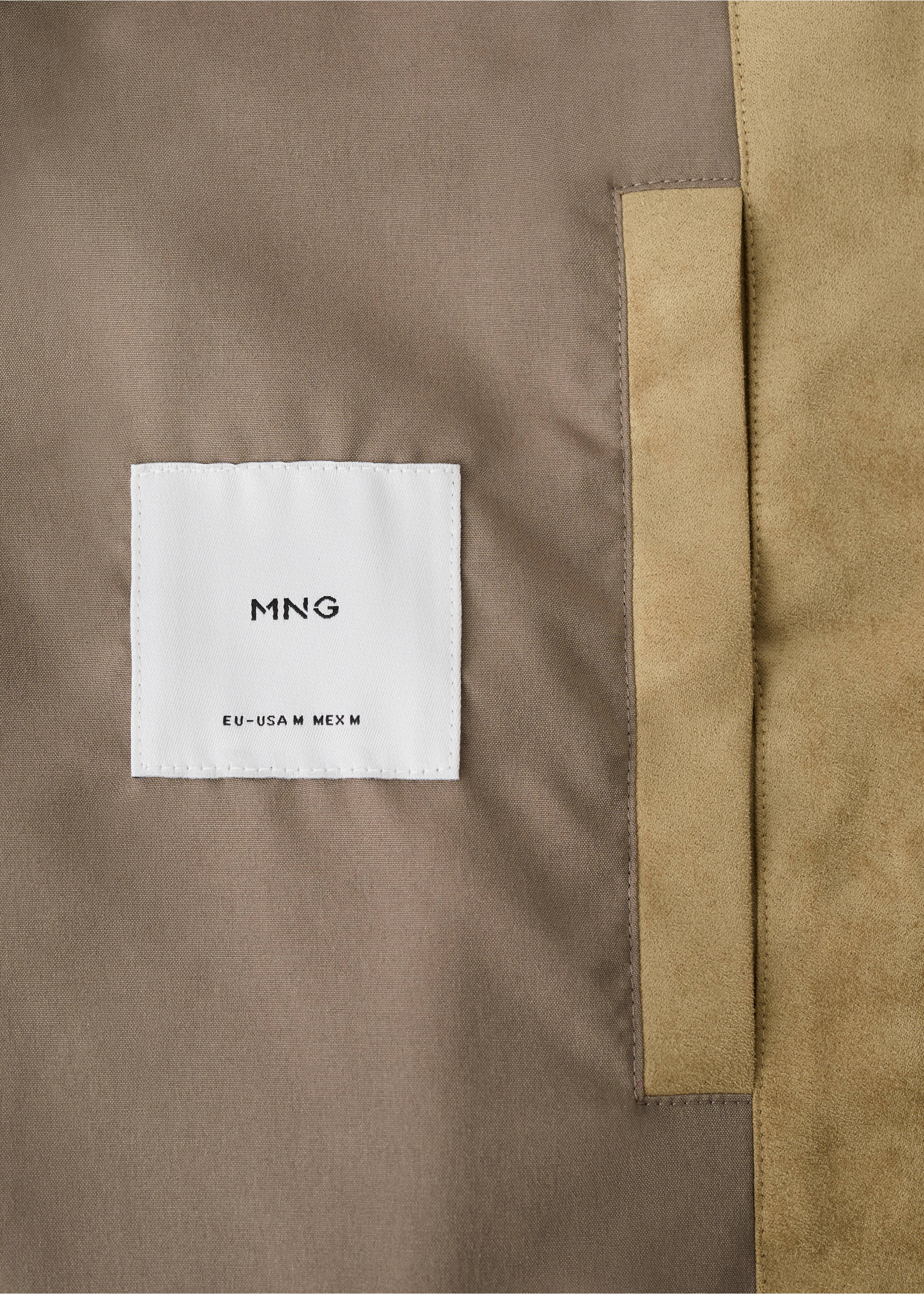 Cazadora biker efecto ante - Detalle del artículo 0, Beige. Ref: 27044405-00.