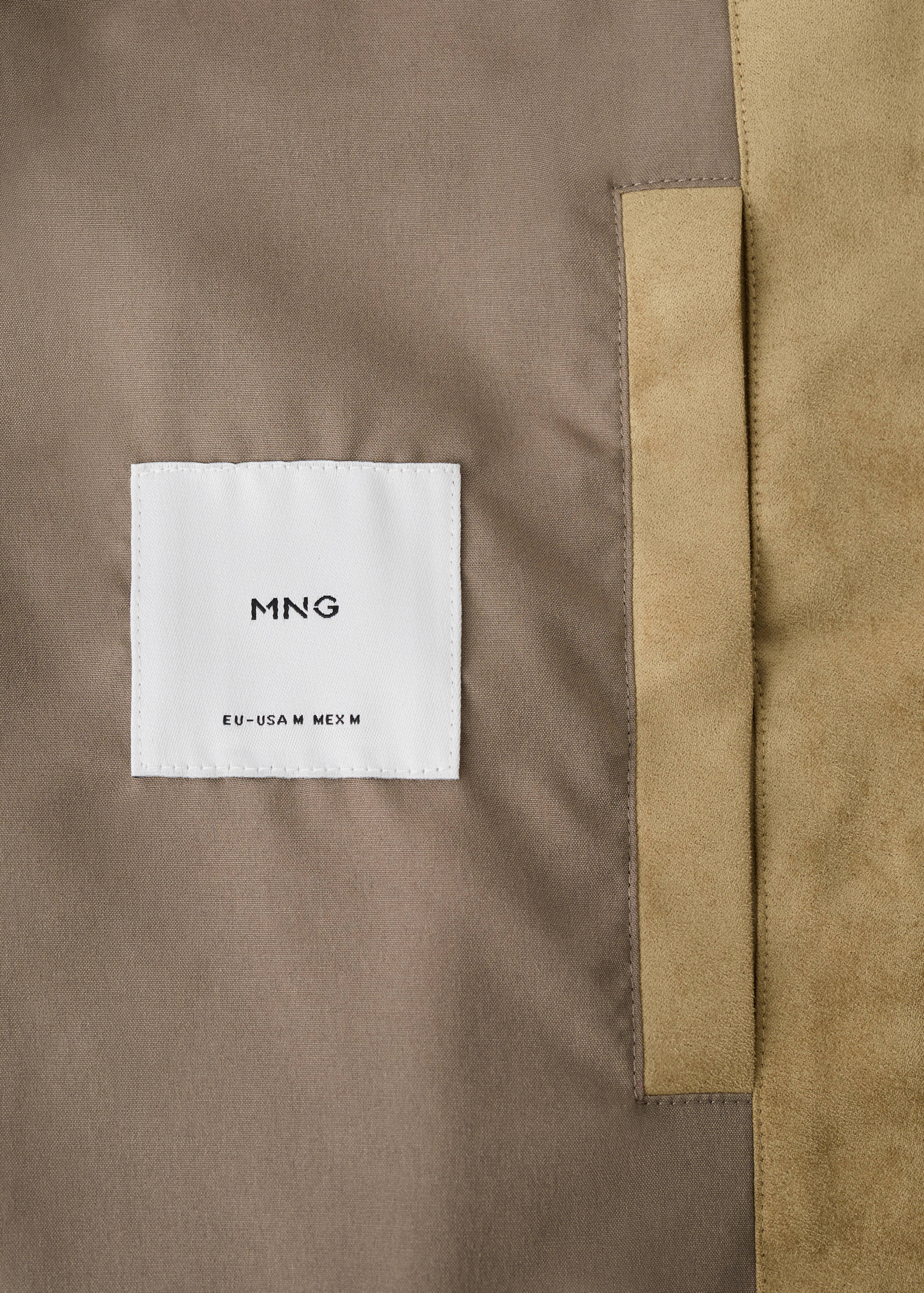 Байкерская куртка с эффектом замши - Деталь изделия 0