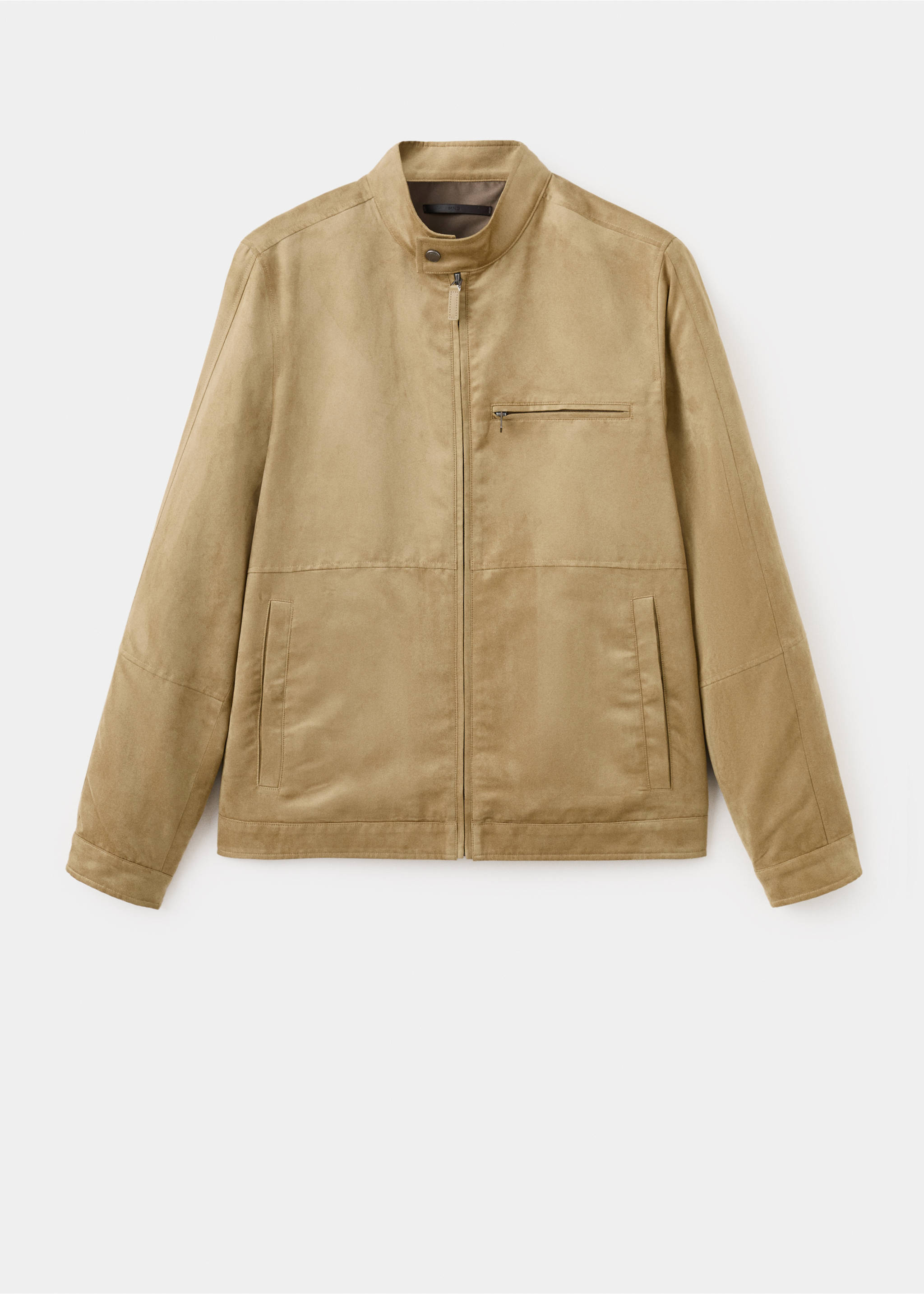 Cazadora biker efecto ante - Artículo sin modelo, Beige. Ref: 27044405-00.