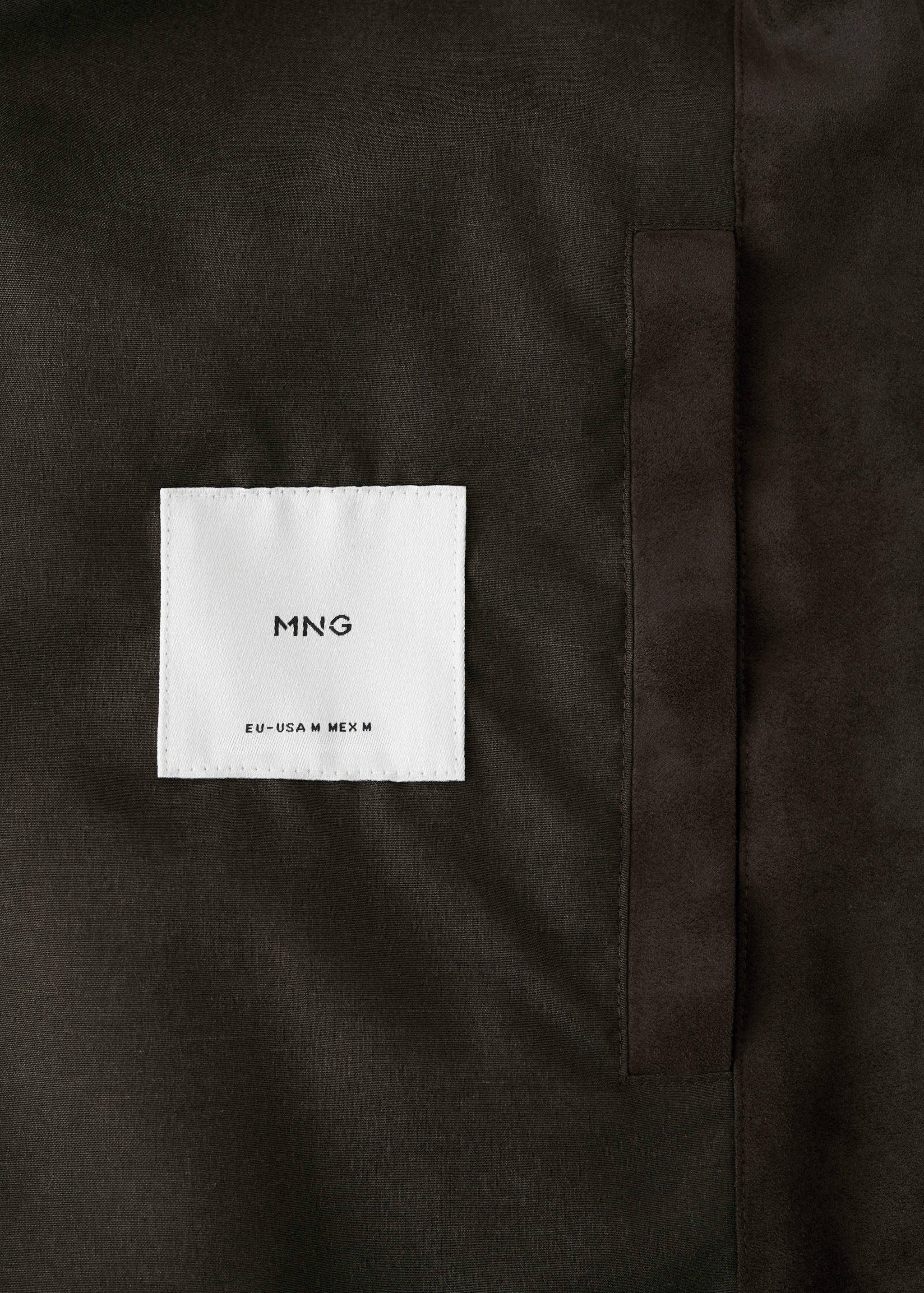 Байкерская куртка с эффектом замши - Деталь изделия 0