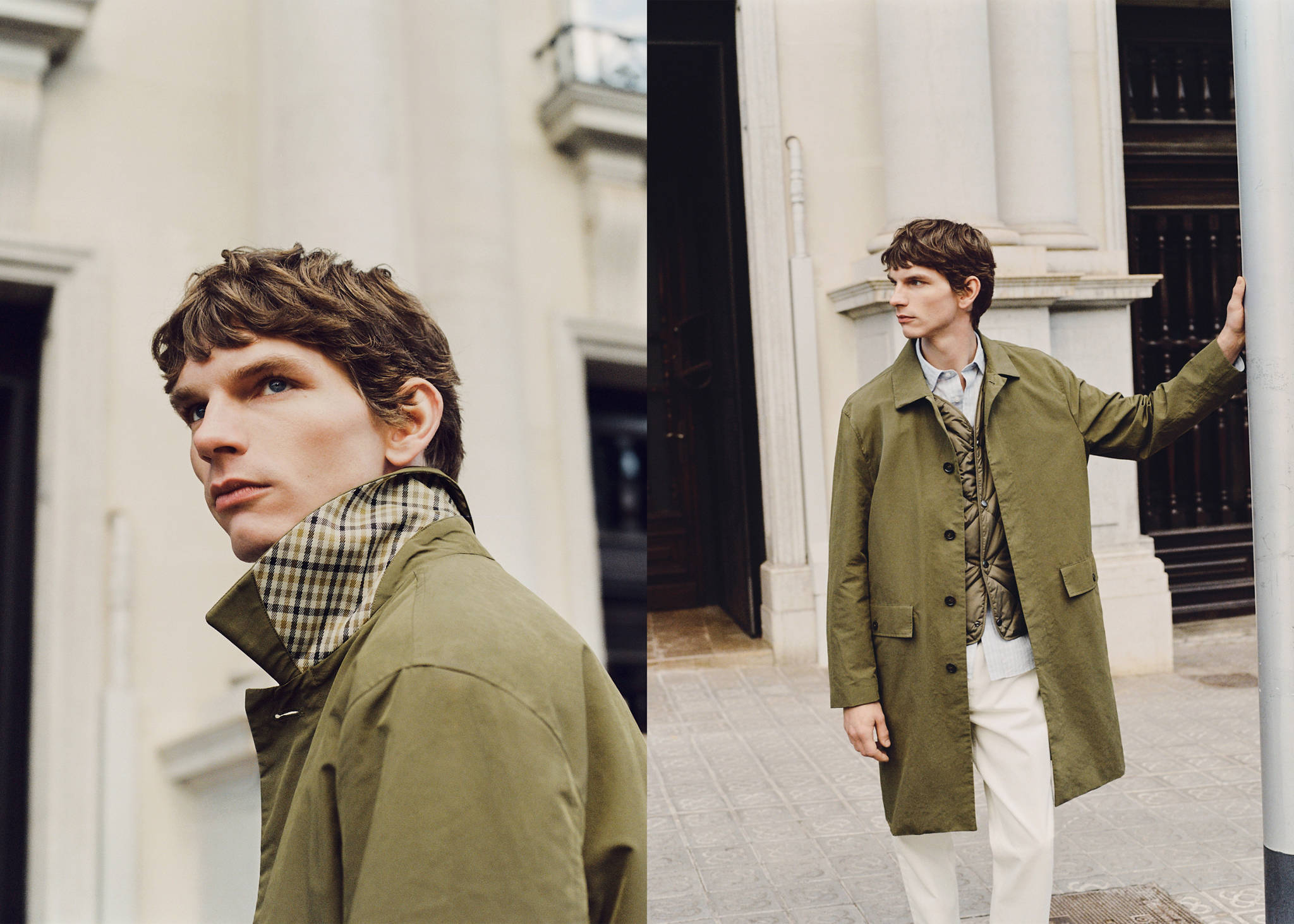 Parka water-repellent chaleco desmontable - Plano panorámico