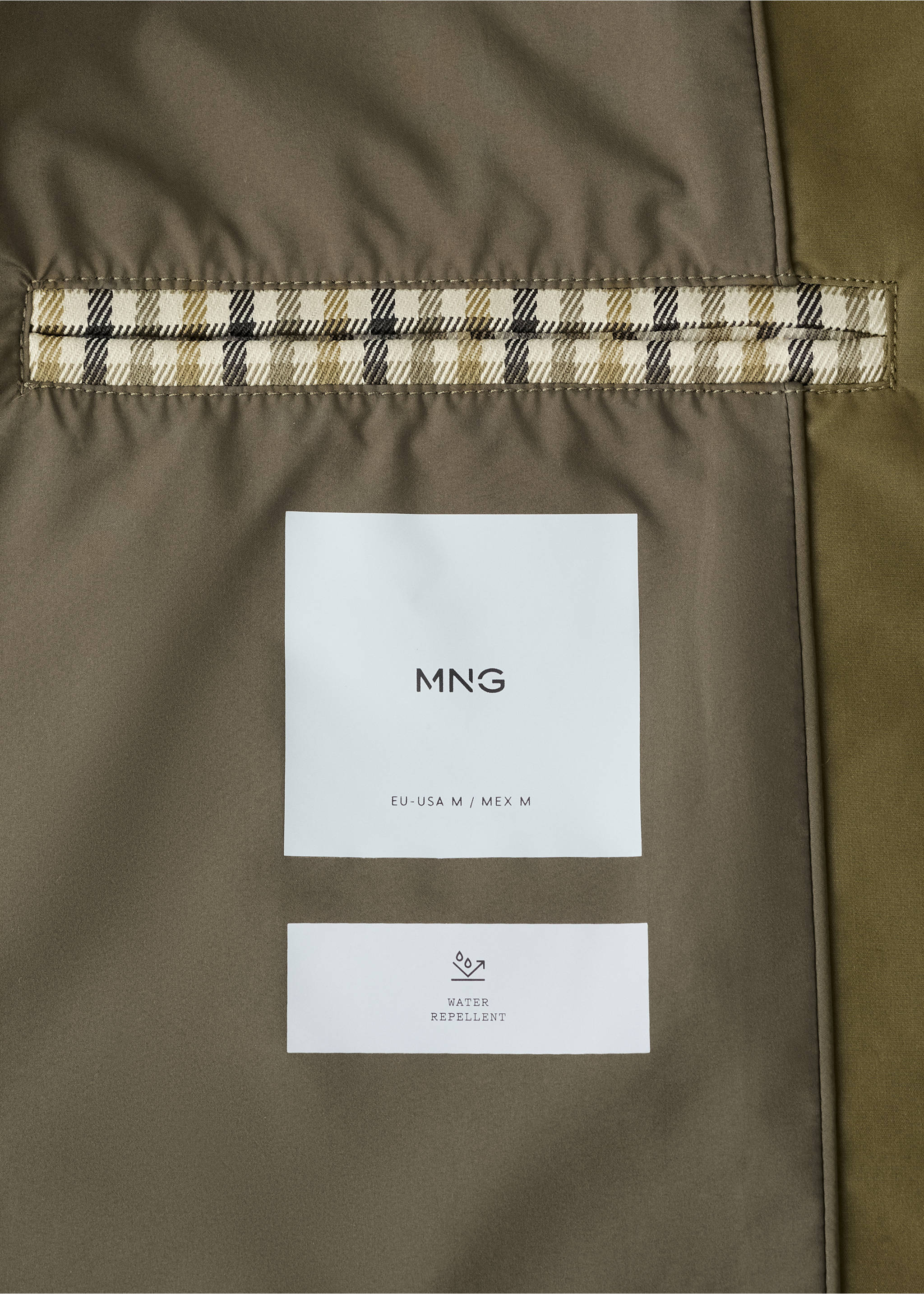 Parka water-repellent z odpinanym bezrękawnikiem - Szczegóły artykułu 8, Oliwkowozielony. Ref: 27044406-00.