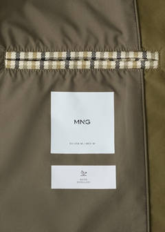 Water-repellent parka with detachable gilet — Olive Green 10