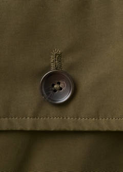 Water-repellent parka with detachable gilet — Olive Green 12