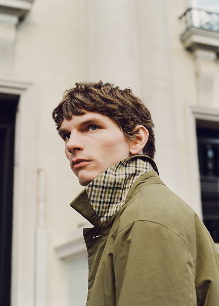 Water-repellent parka with detachable gilet — Olive Green