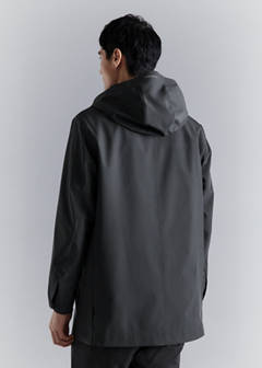 Water-repellent parka with pockets — Dark Grey 13