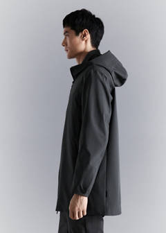 Water-repellent parka with pockets — Dark Grey 15