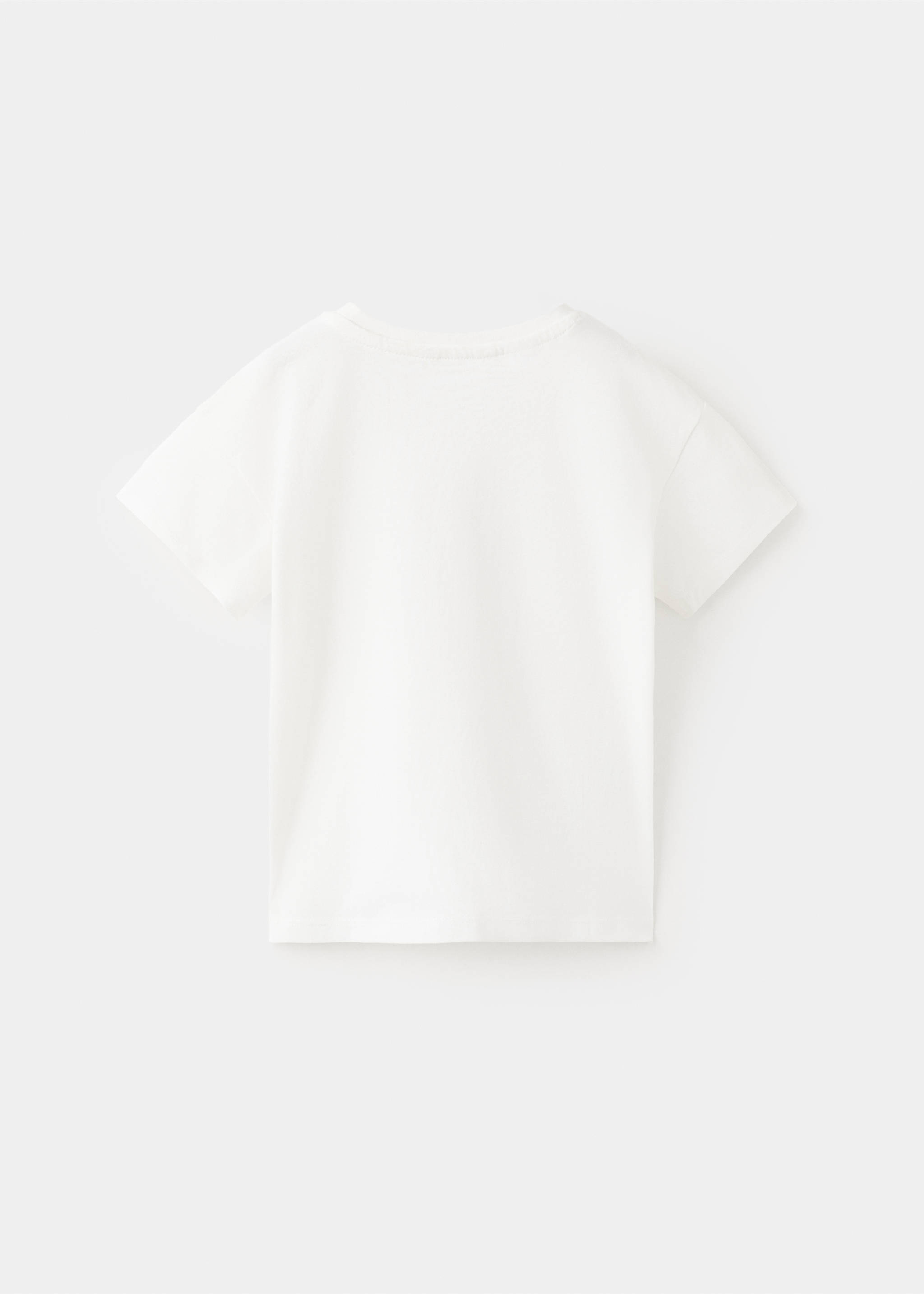 Cotton T-shirt with embroidered pocket - Reverse of the article, Off White. Ref: 27044409-00.