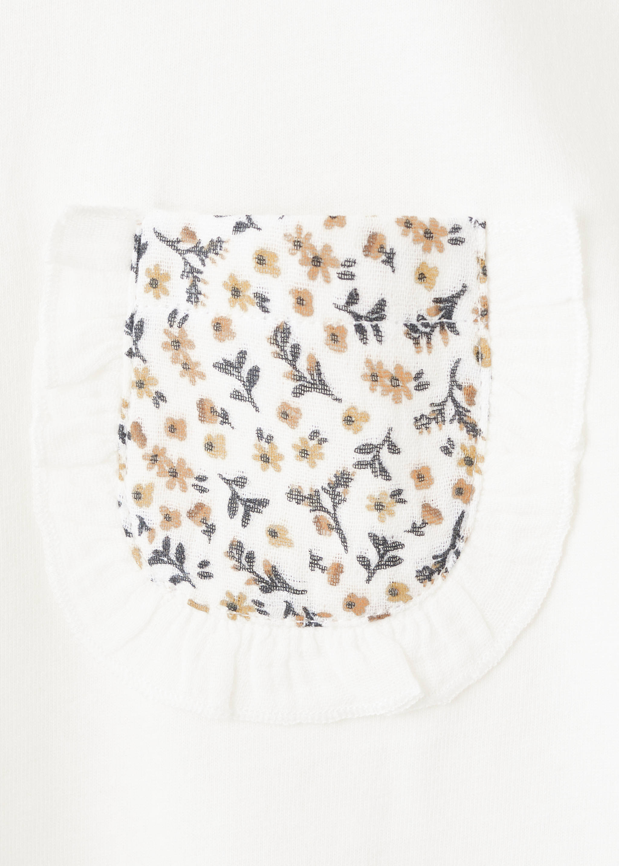 Cotton T-shirt with embroidered pocket - Details of the article 8