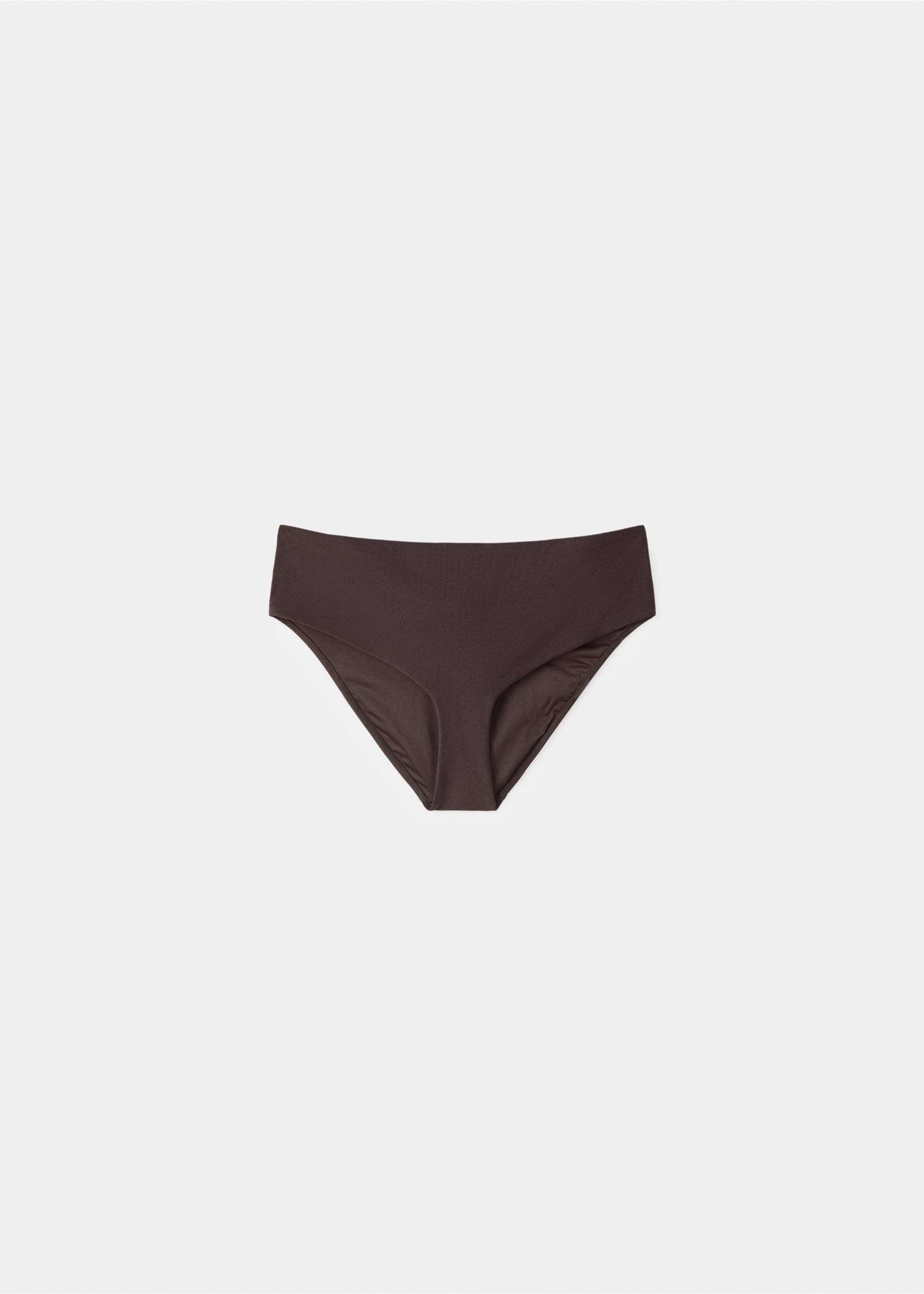 Culotte bikini taille haute - Article sans modèle, Marron. Ref: 27044413-00.