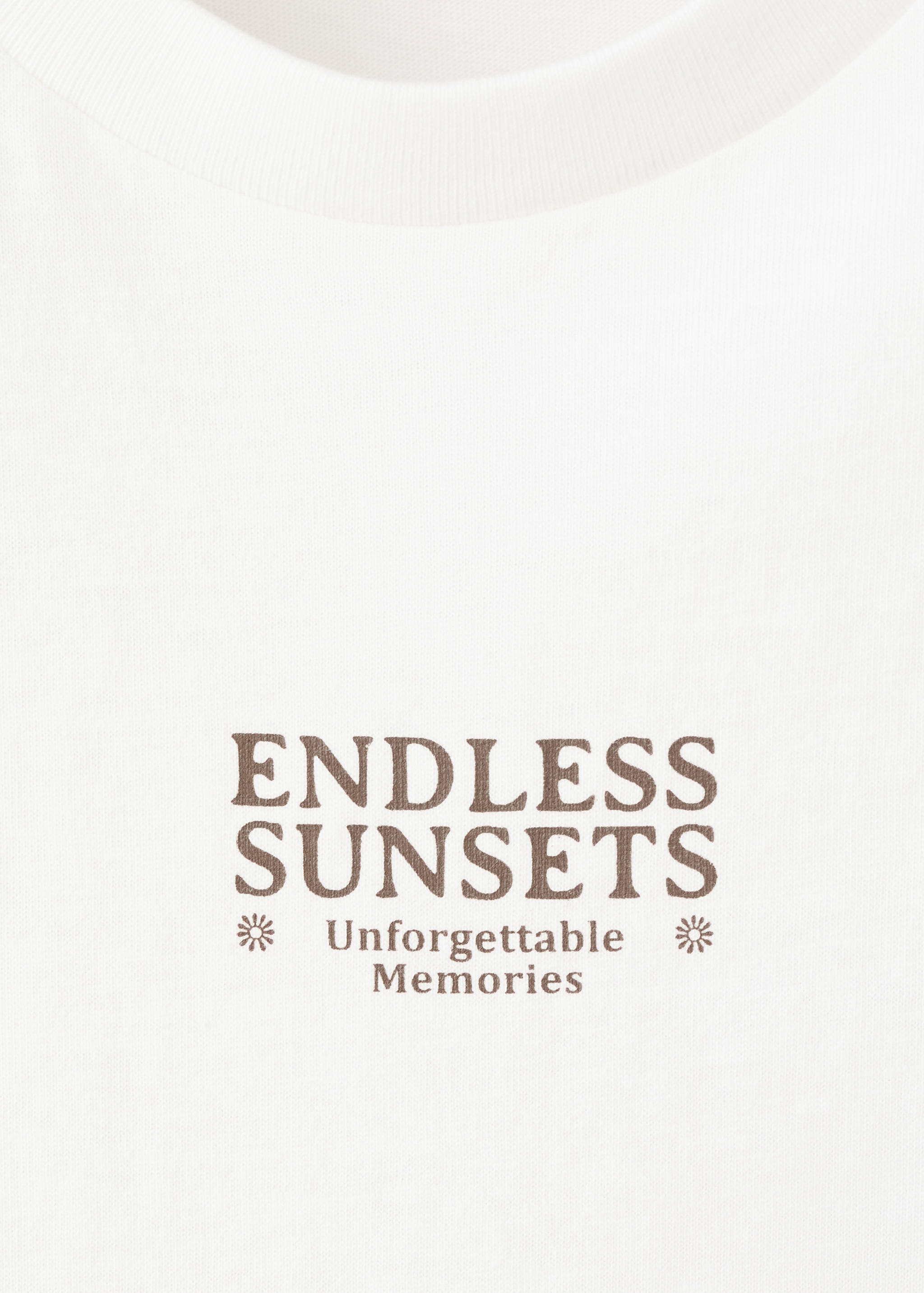 Printed cotton-blend t-shirt - Details of the article 8