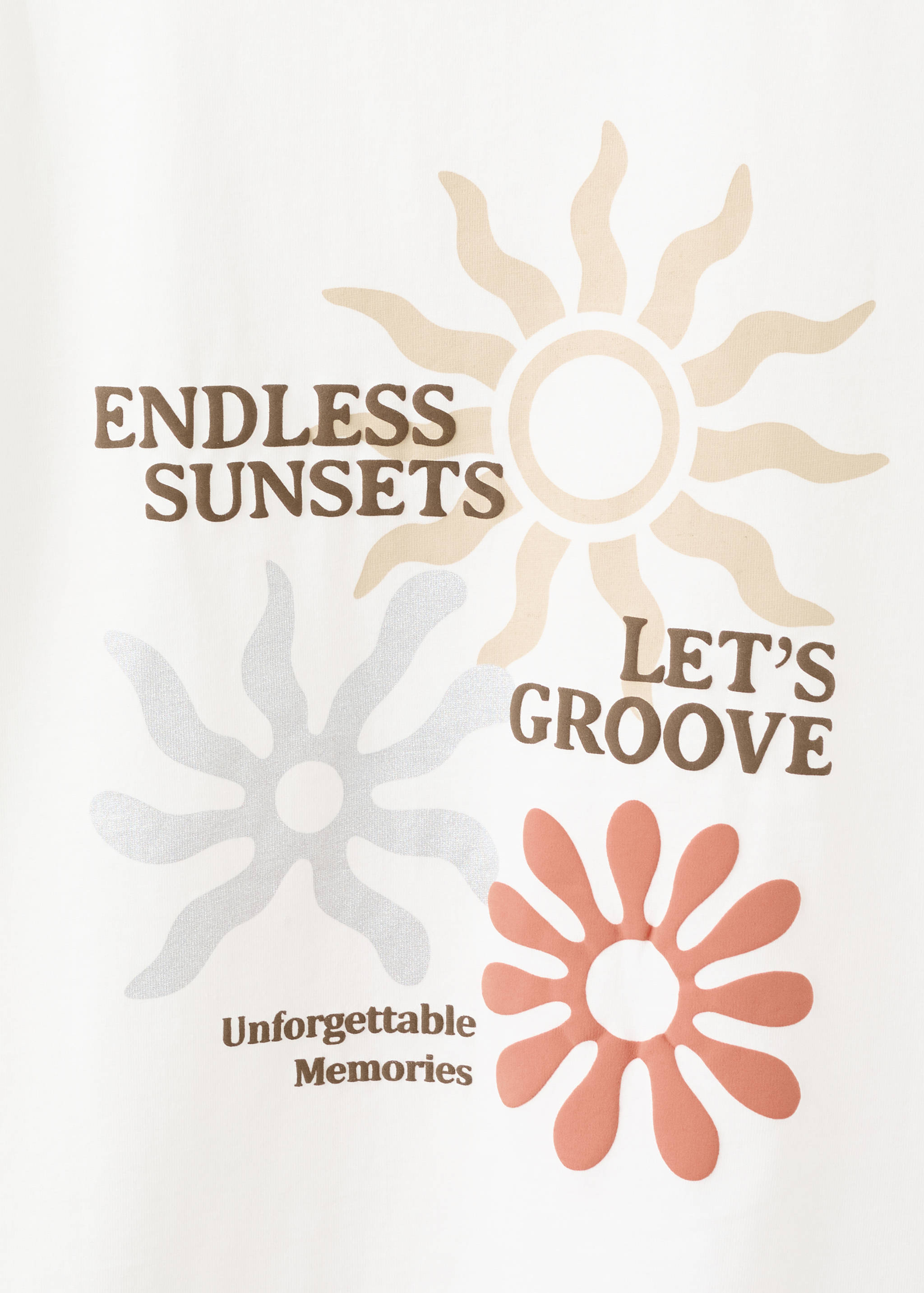 Printed cotton-blend t-shirt - Details of the article 0