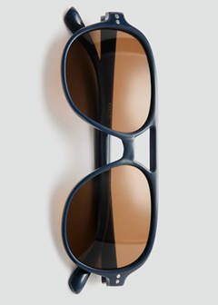 Aviator frame sunglasses — Blue 4