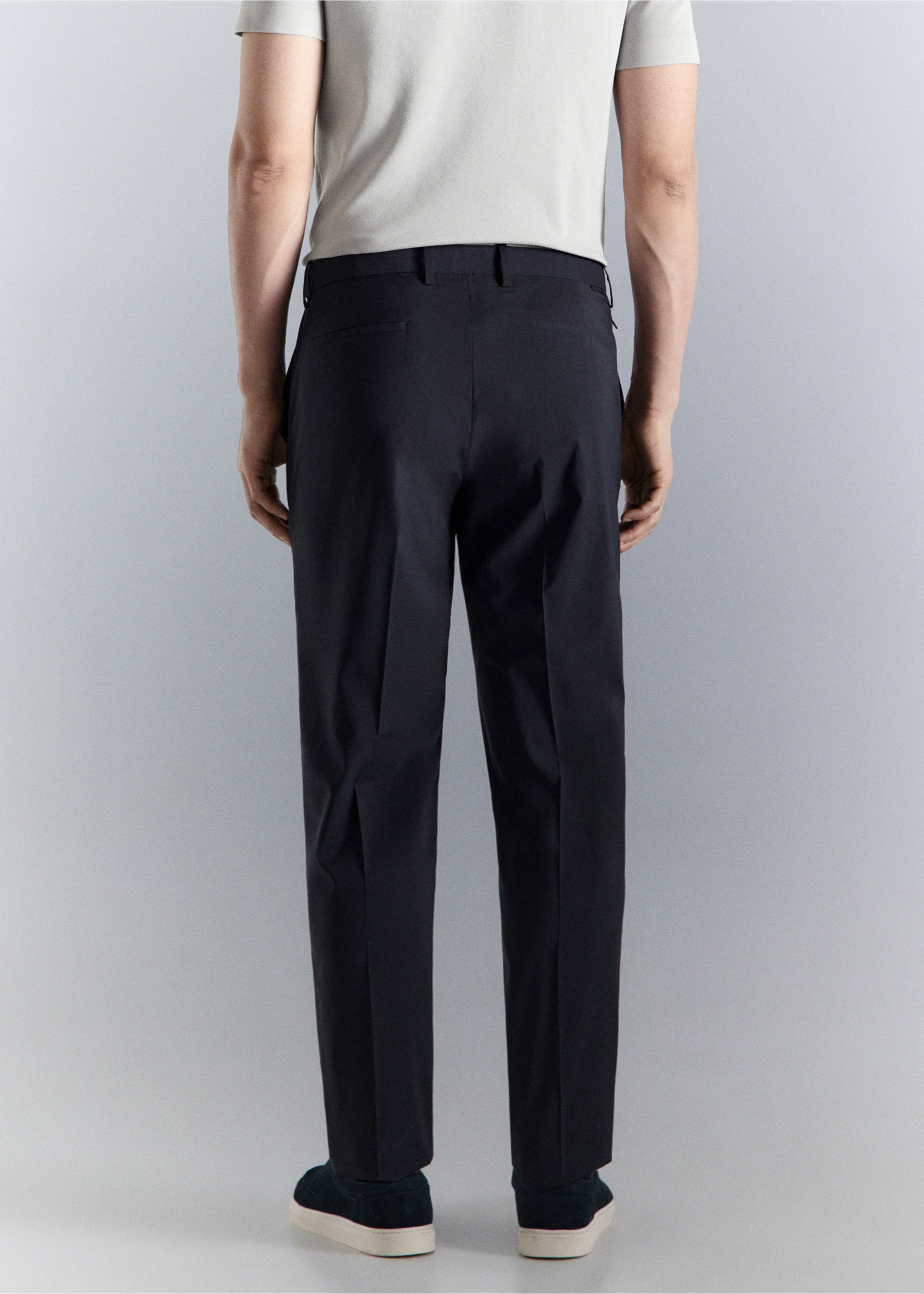 Trousers travel - Обратная сторона изделия, Глубокий темно-синий. Ref: 27044420-00.