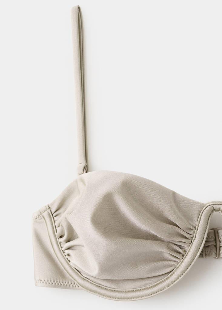Underwired bikini top — Light/Pastel Grey