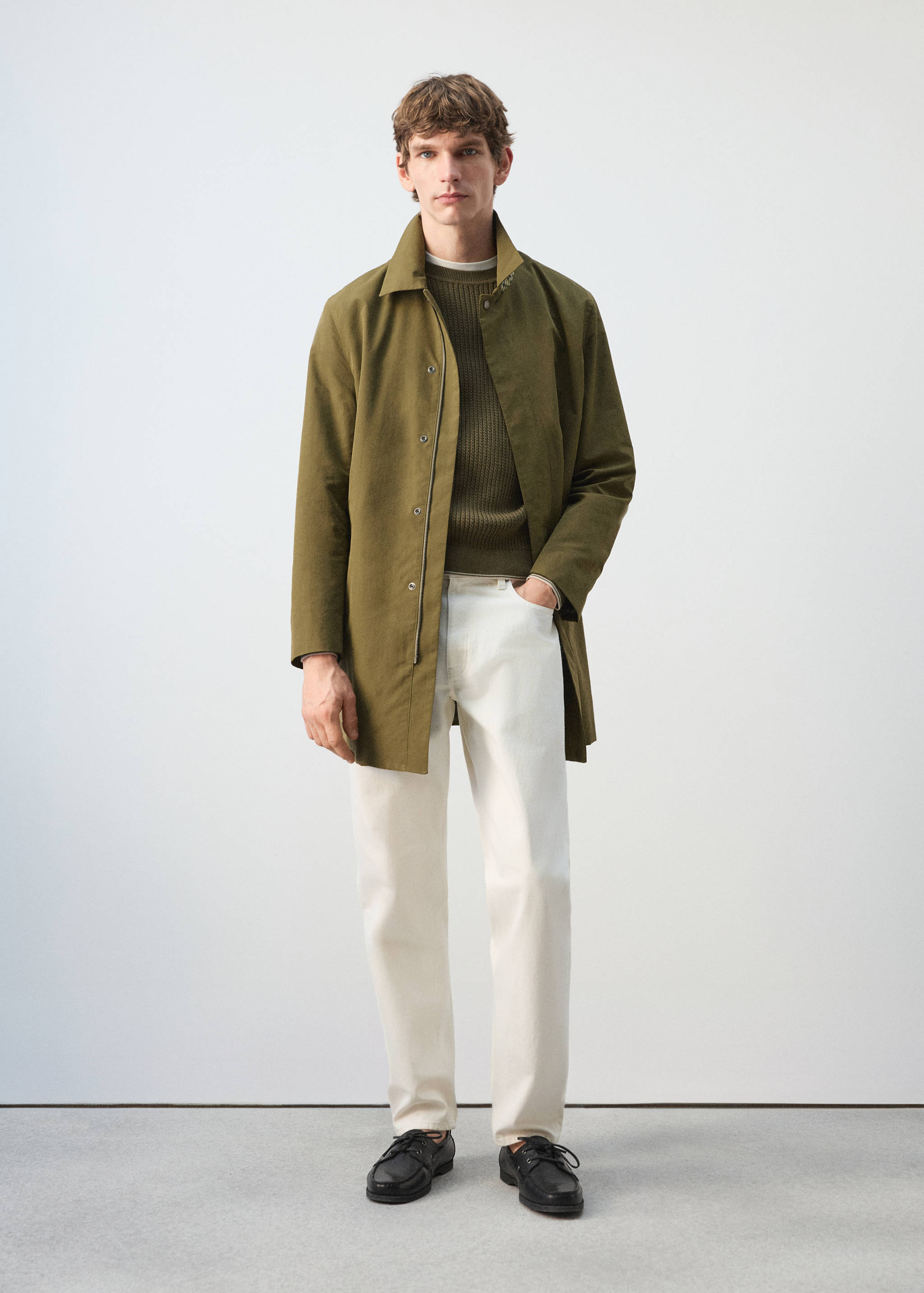 Fine knit microstructure sweater - General plane