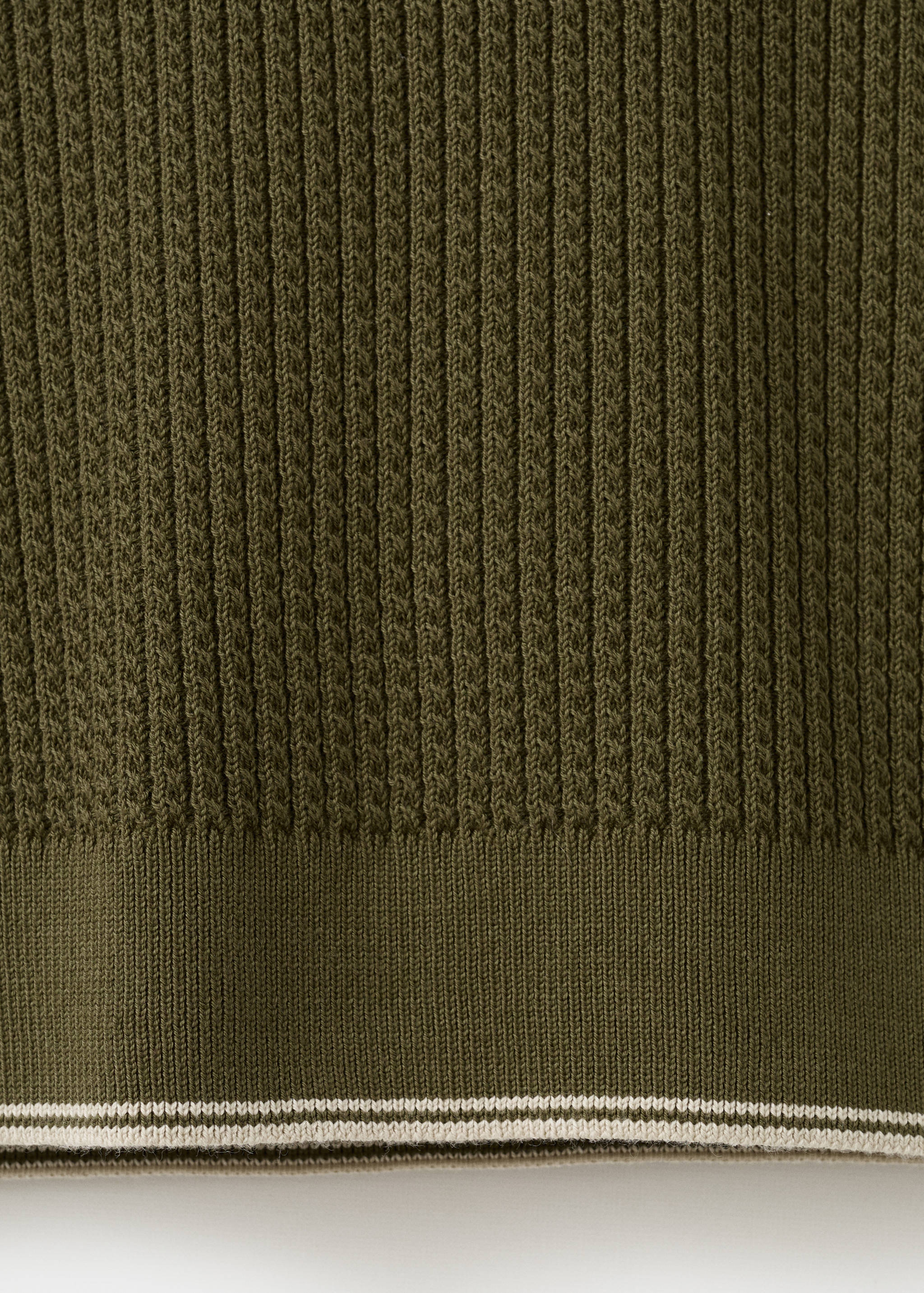 Fine knit microstructure sweater - Details of the article 0