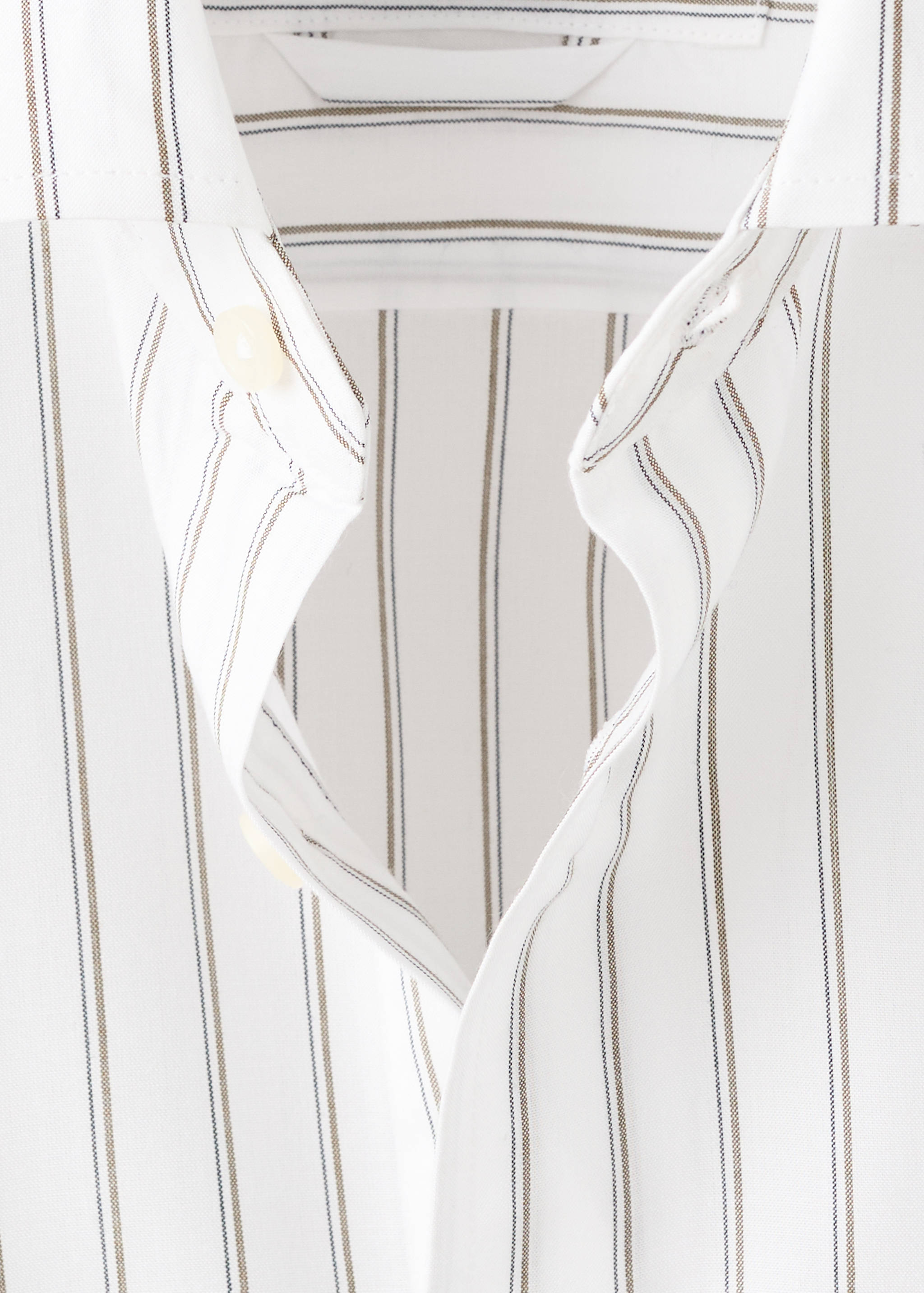 Regular fit 100% lyocell stripe shirt - Details of the article 0