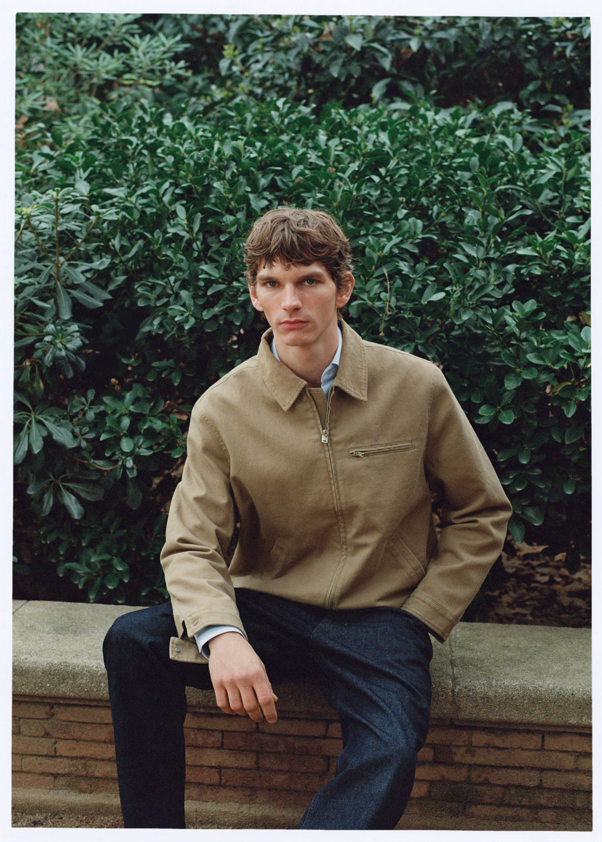 Corduroy collar denim jacket - Details of the article 5