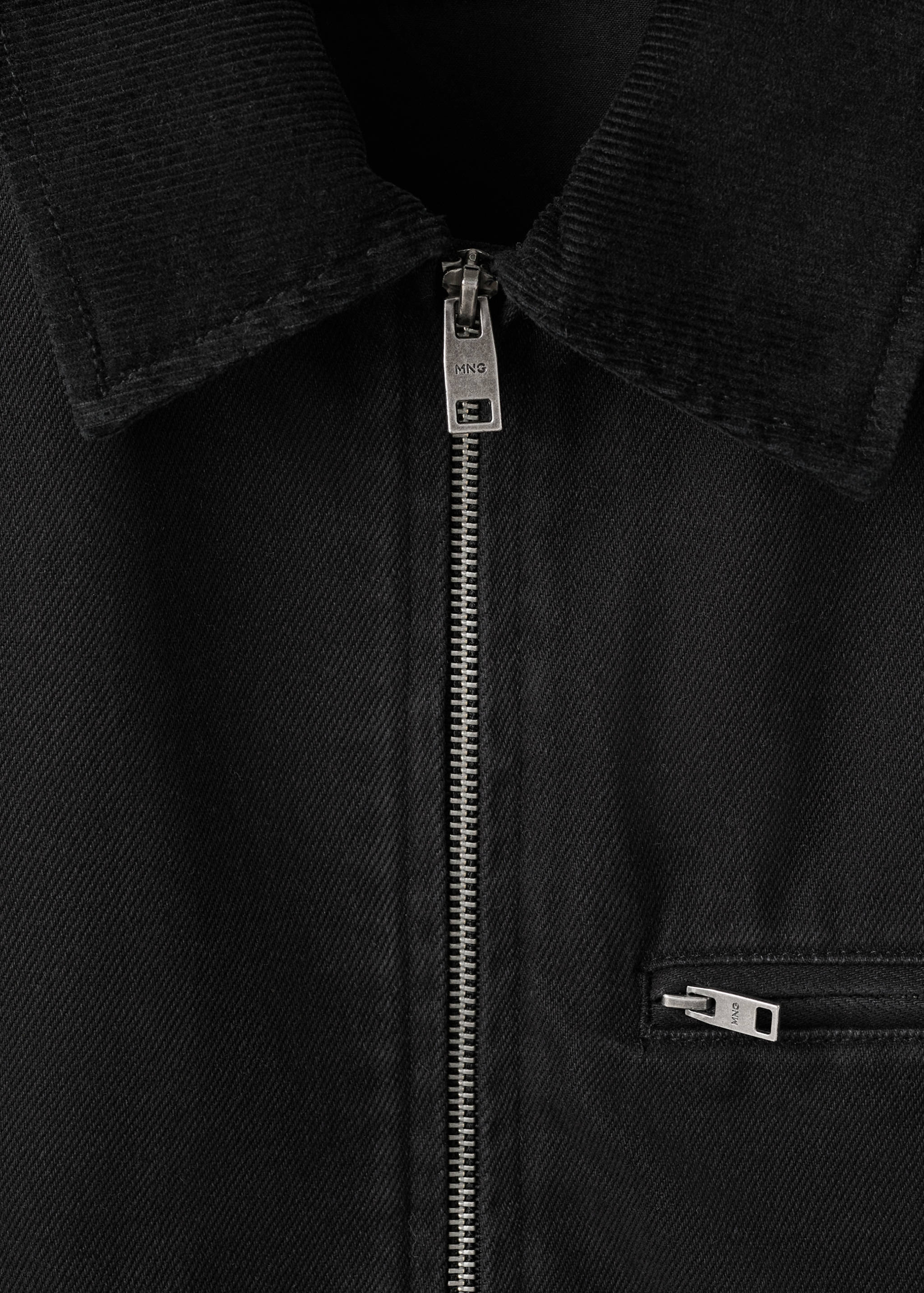 Джинсовая куртка с вельветовым воротником - Деталь изделия 8