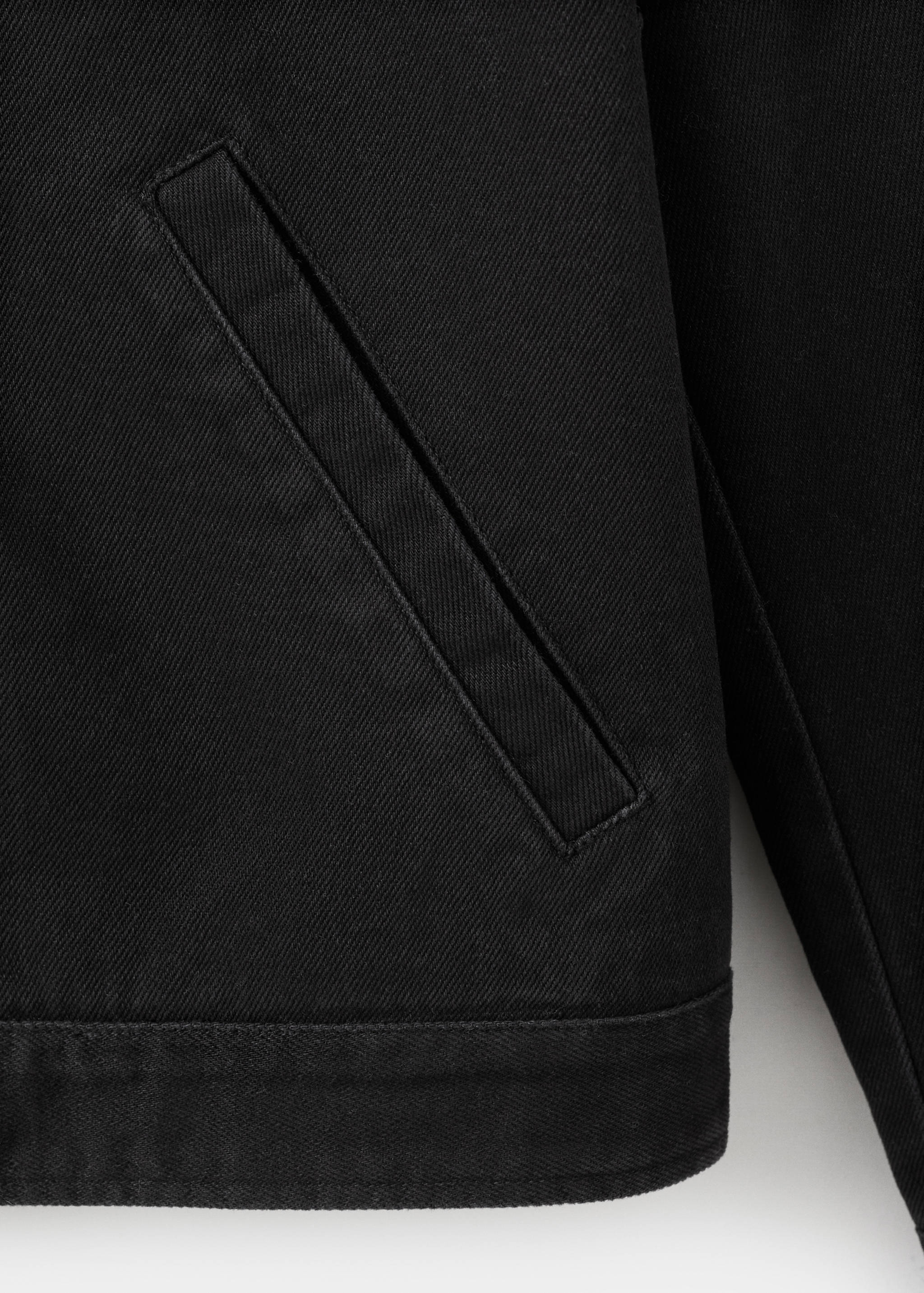 Джинсовая куртка с вельветовым воротником - Деталь изделия 0