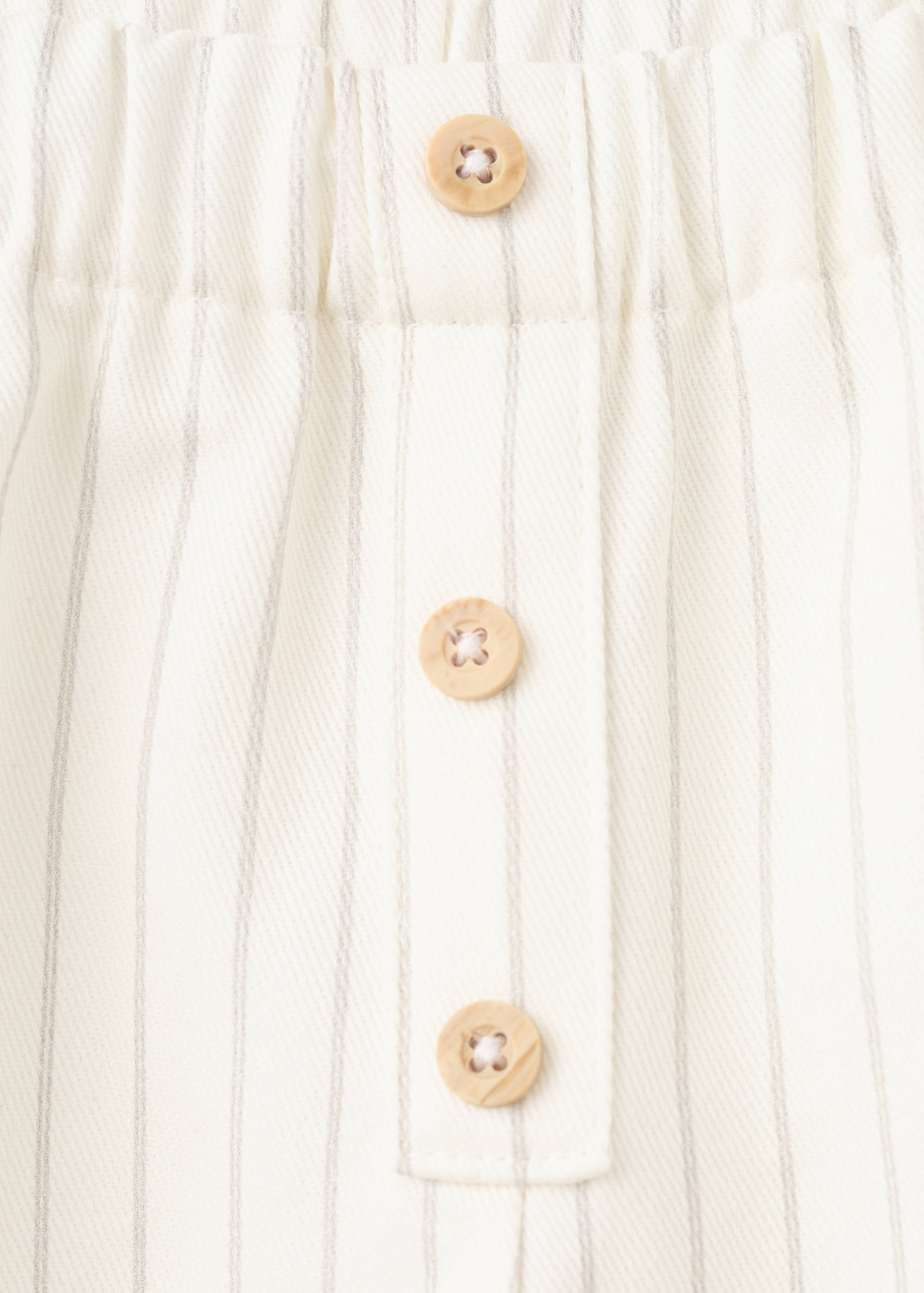 Striped cotton trousers - Details of the article 8