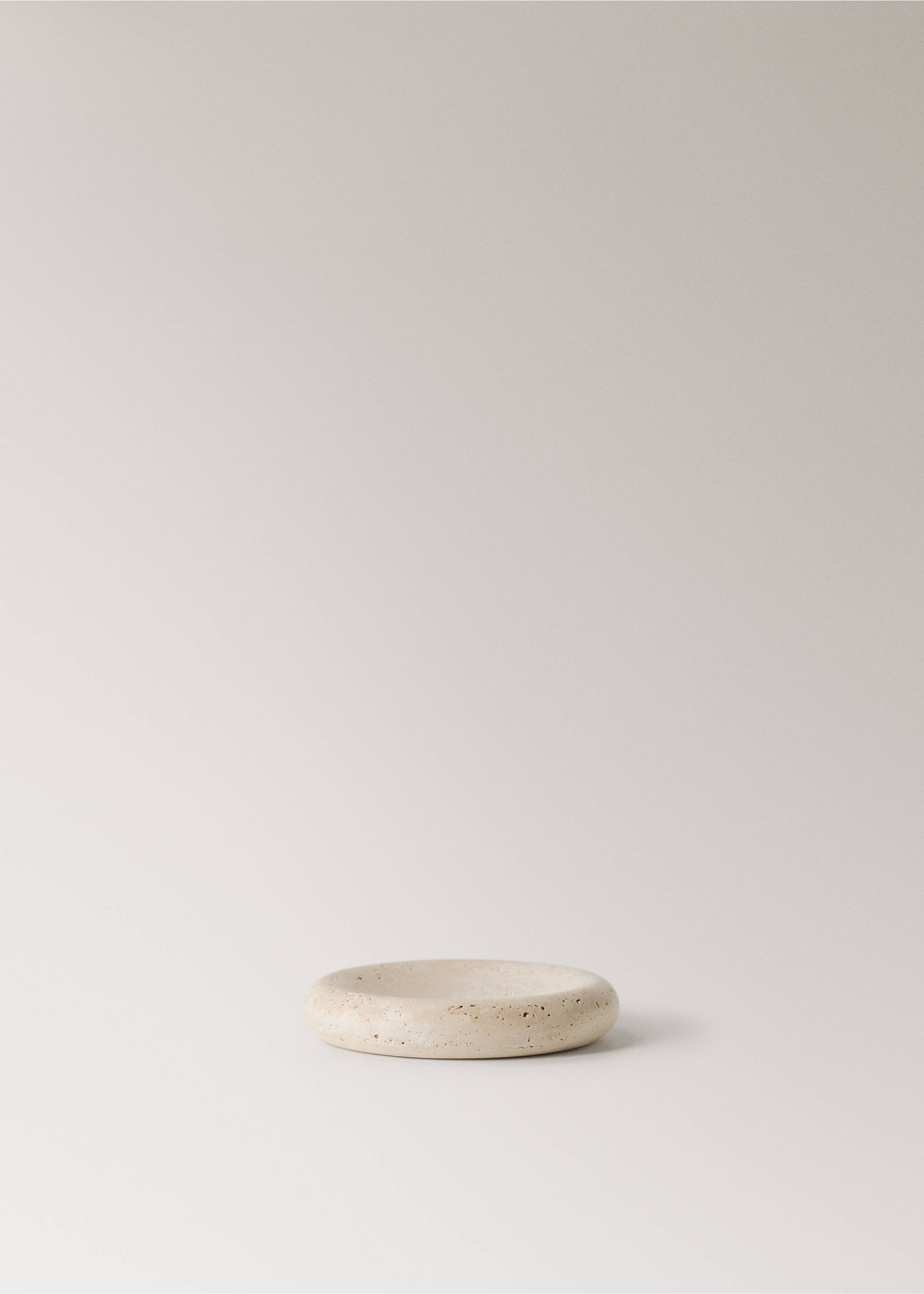Marble soap dish - Article without model, Ecru. Ref: 27044443-00.