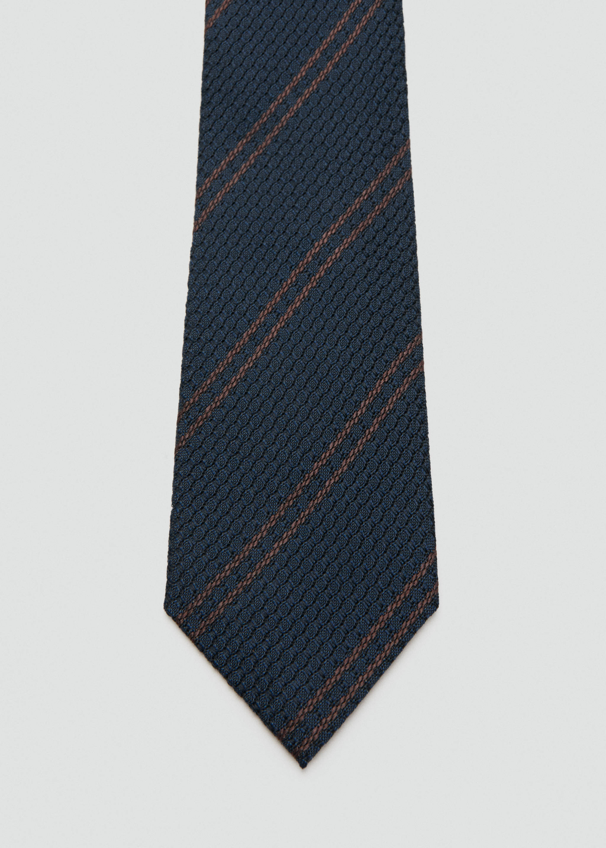 Corbata 100% seda rayas microestructura - Detalle del artículo 1