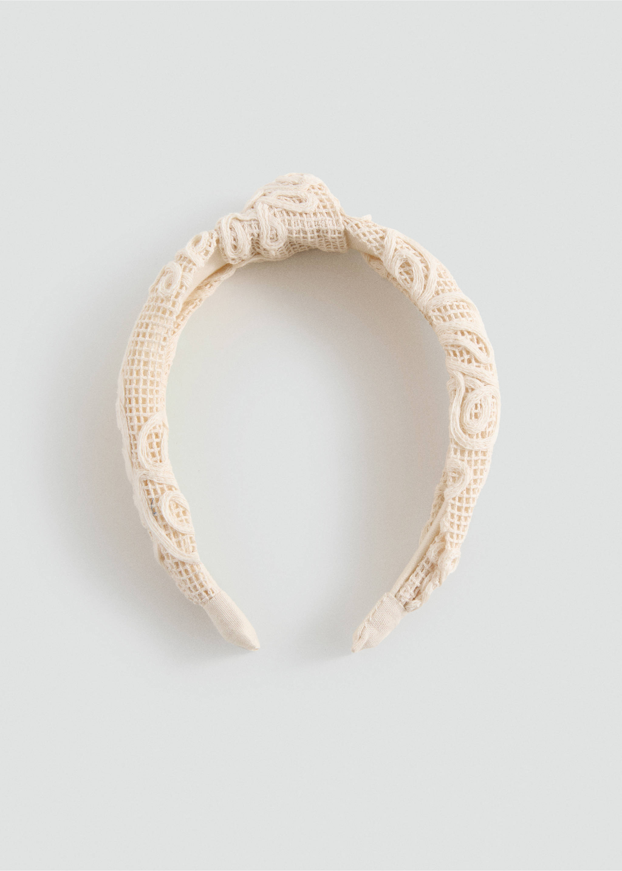 Crochet headband - Article without model, Sand. Ref: 27044782-00.