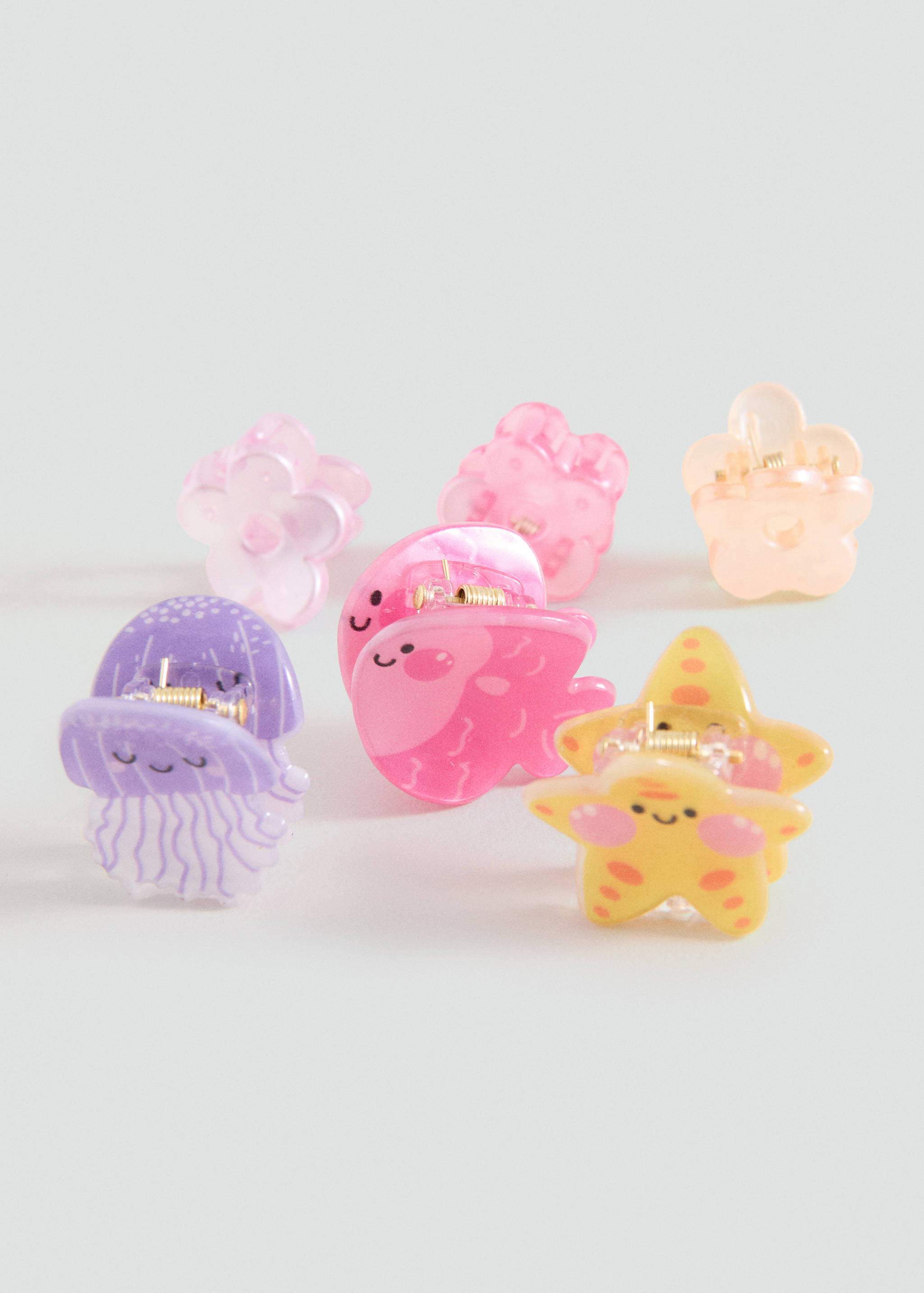 Pack of hair clips - Medium plane