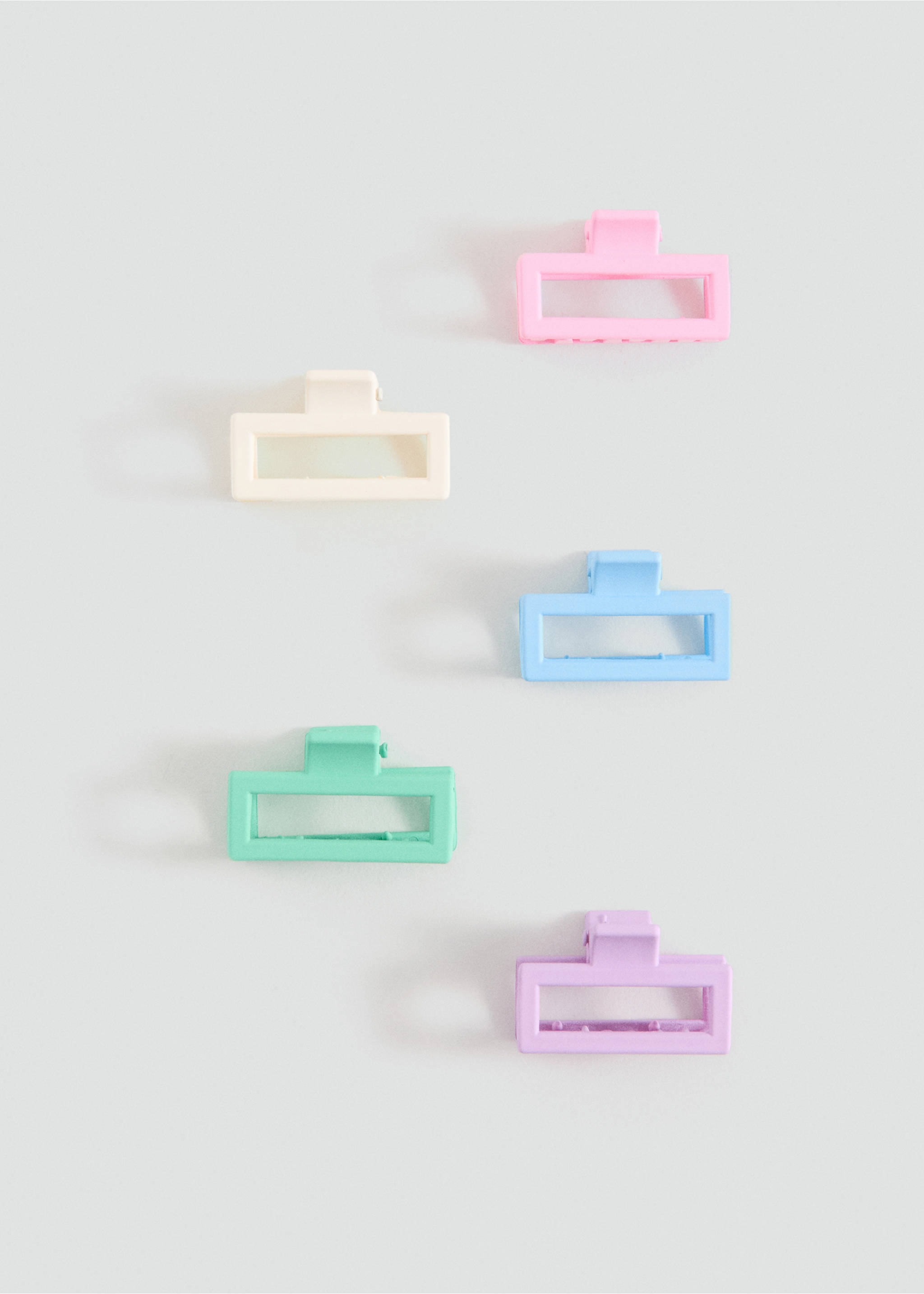 5-pack of hair clips - Article without model, Pink. Ref: 27044785-00.