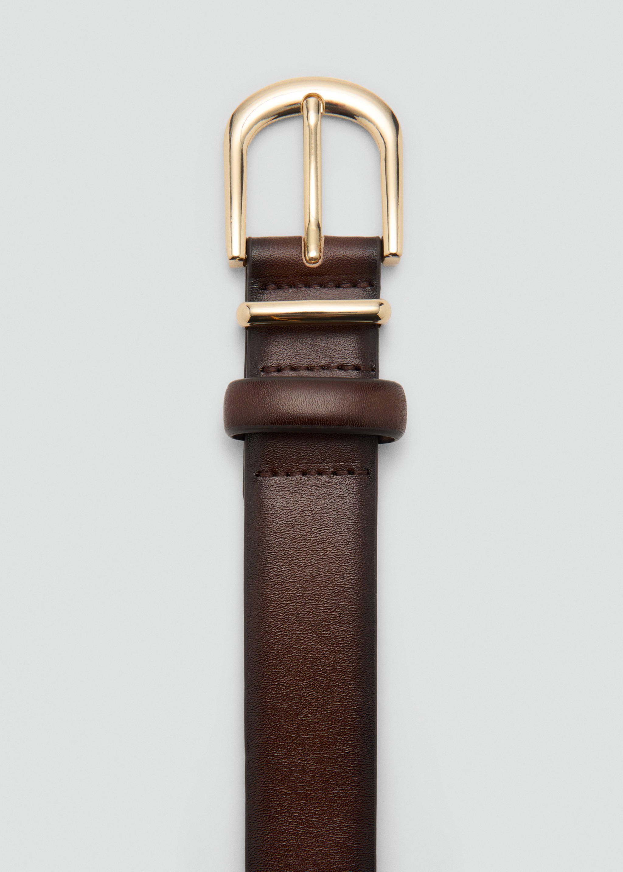 Buckle leather belt - Details of the article 1