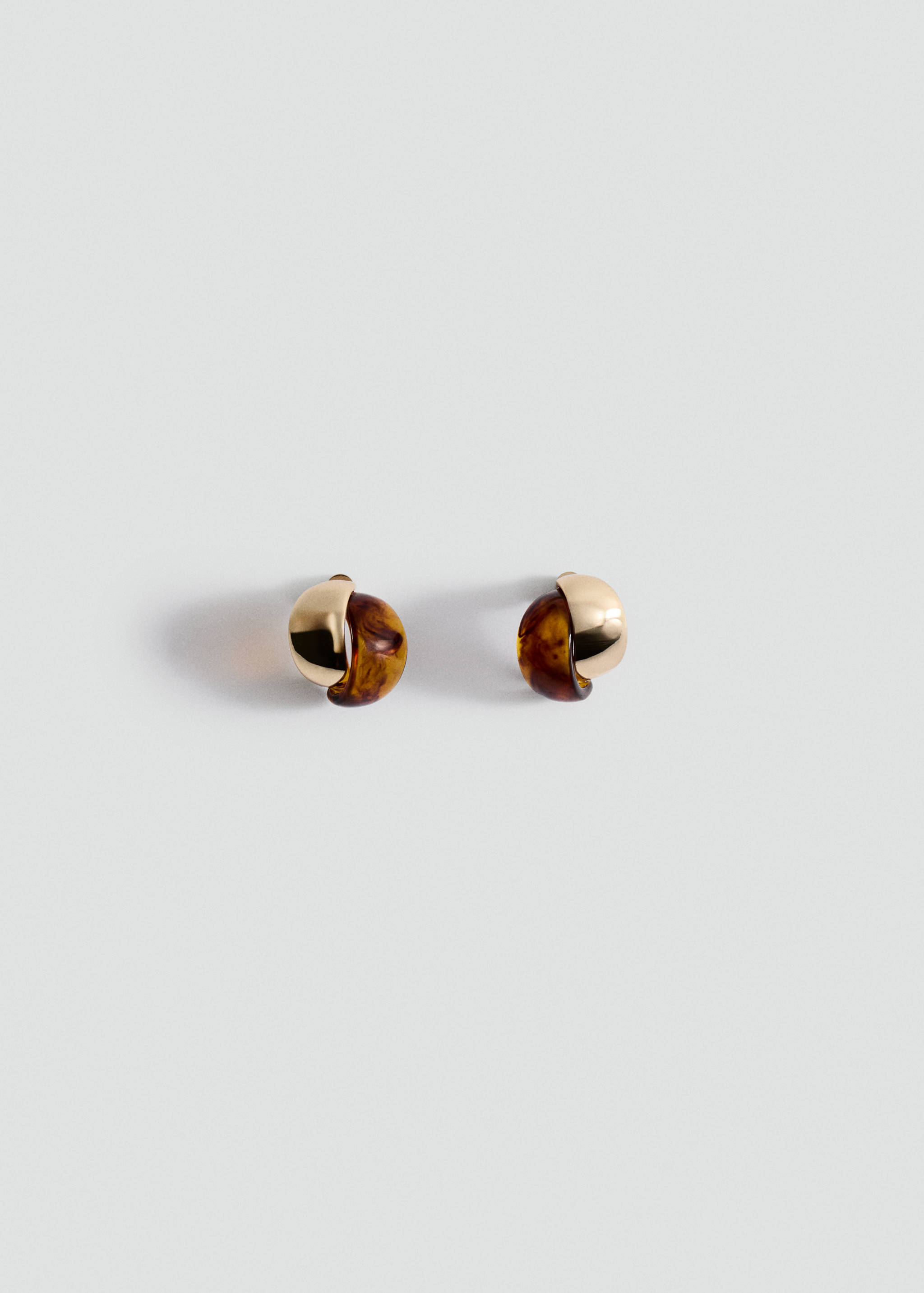 Mixed resin earrings - Article without model