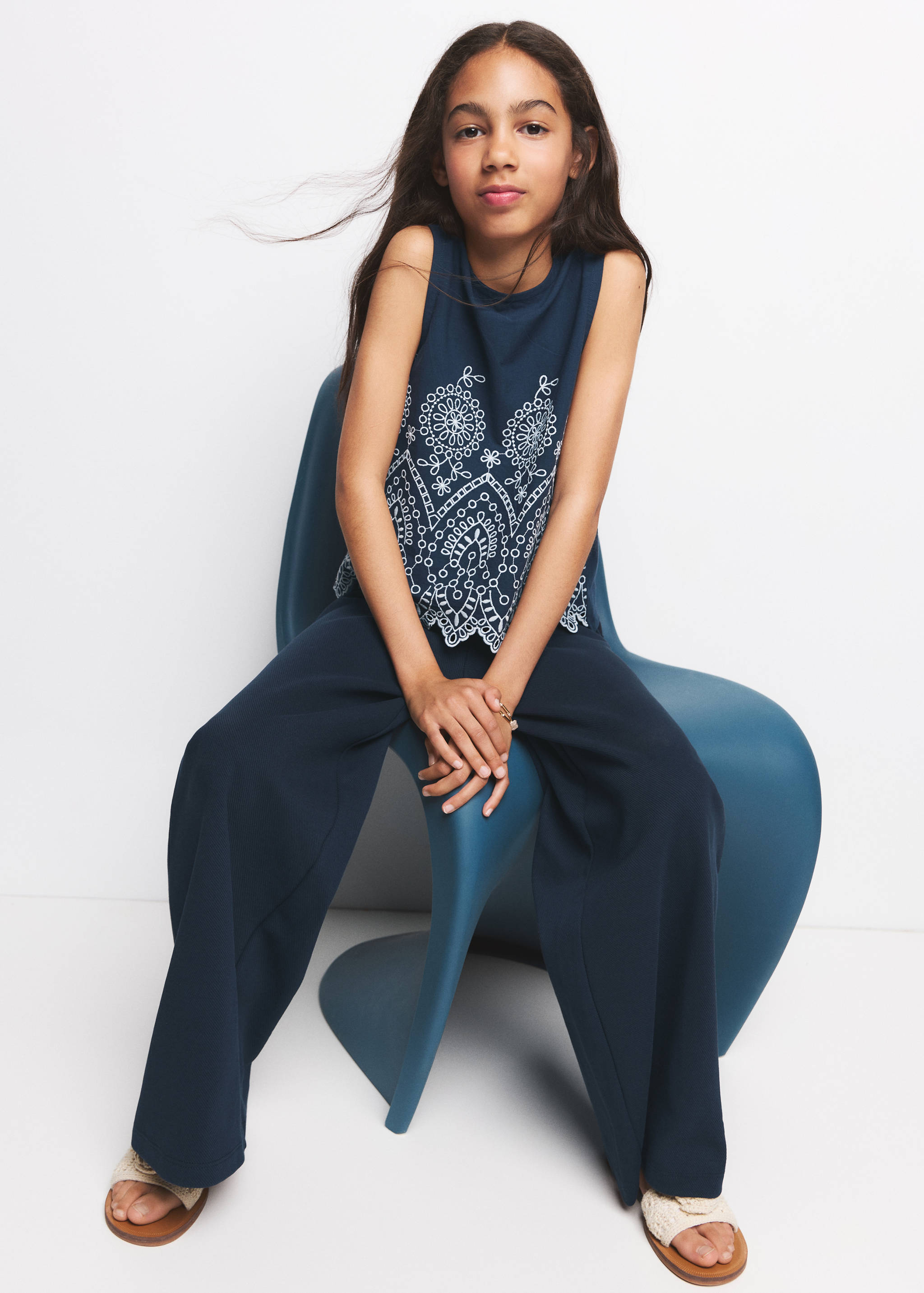 Pantalón culotte algodón - Detalle del artículo 1