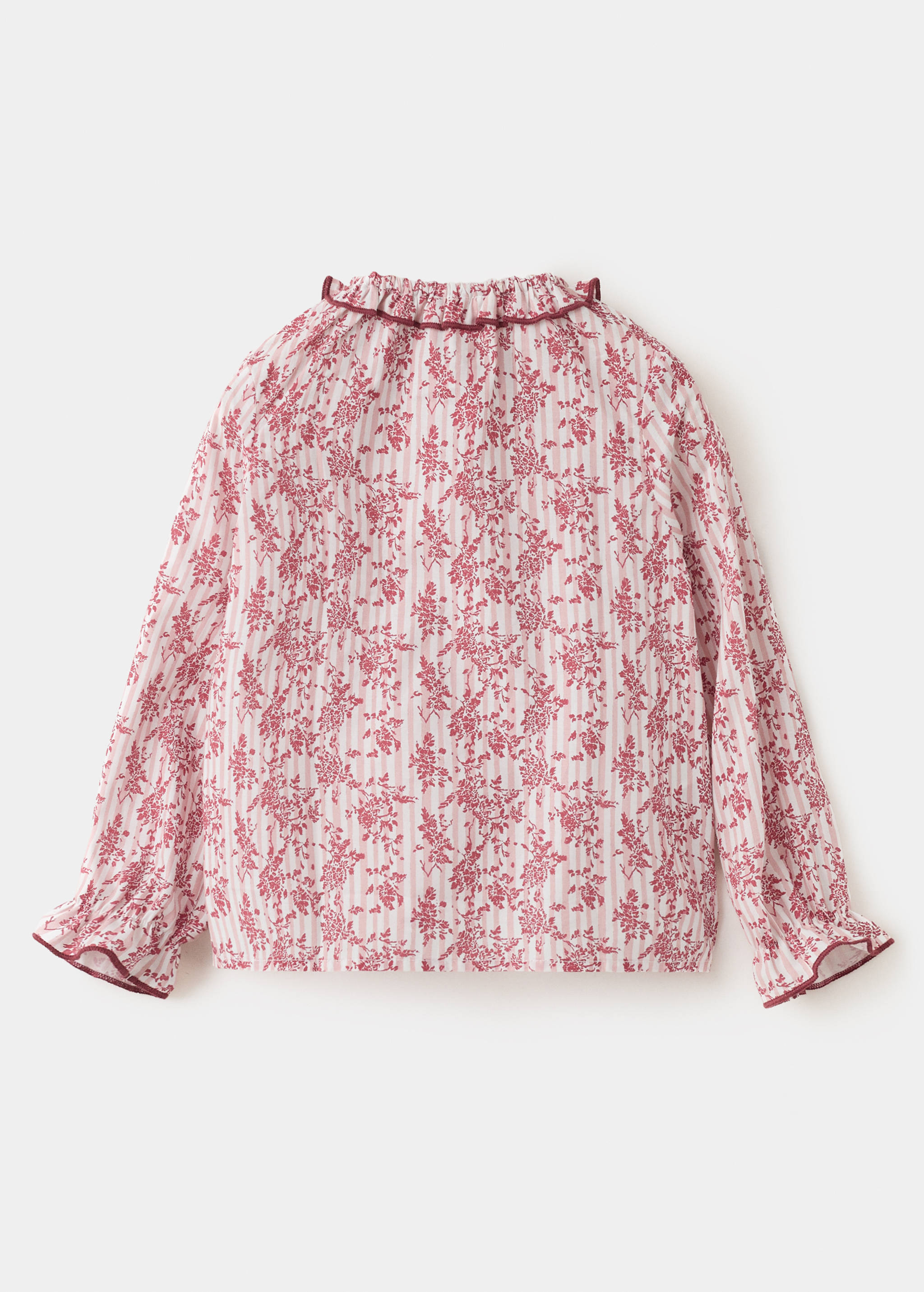 Blusa estampado flores - Reverso del artículo