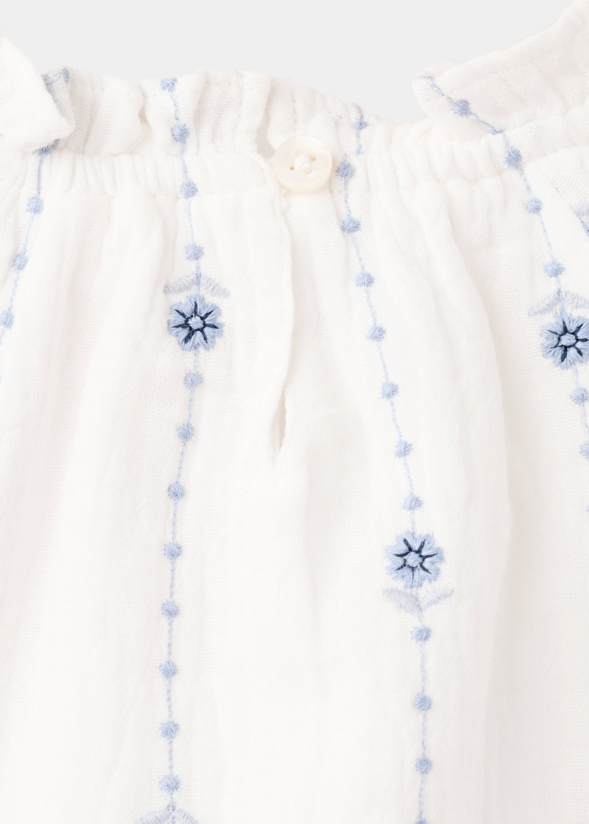 Blusa algodón bordado flores - Detalle del artículo 8